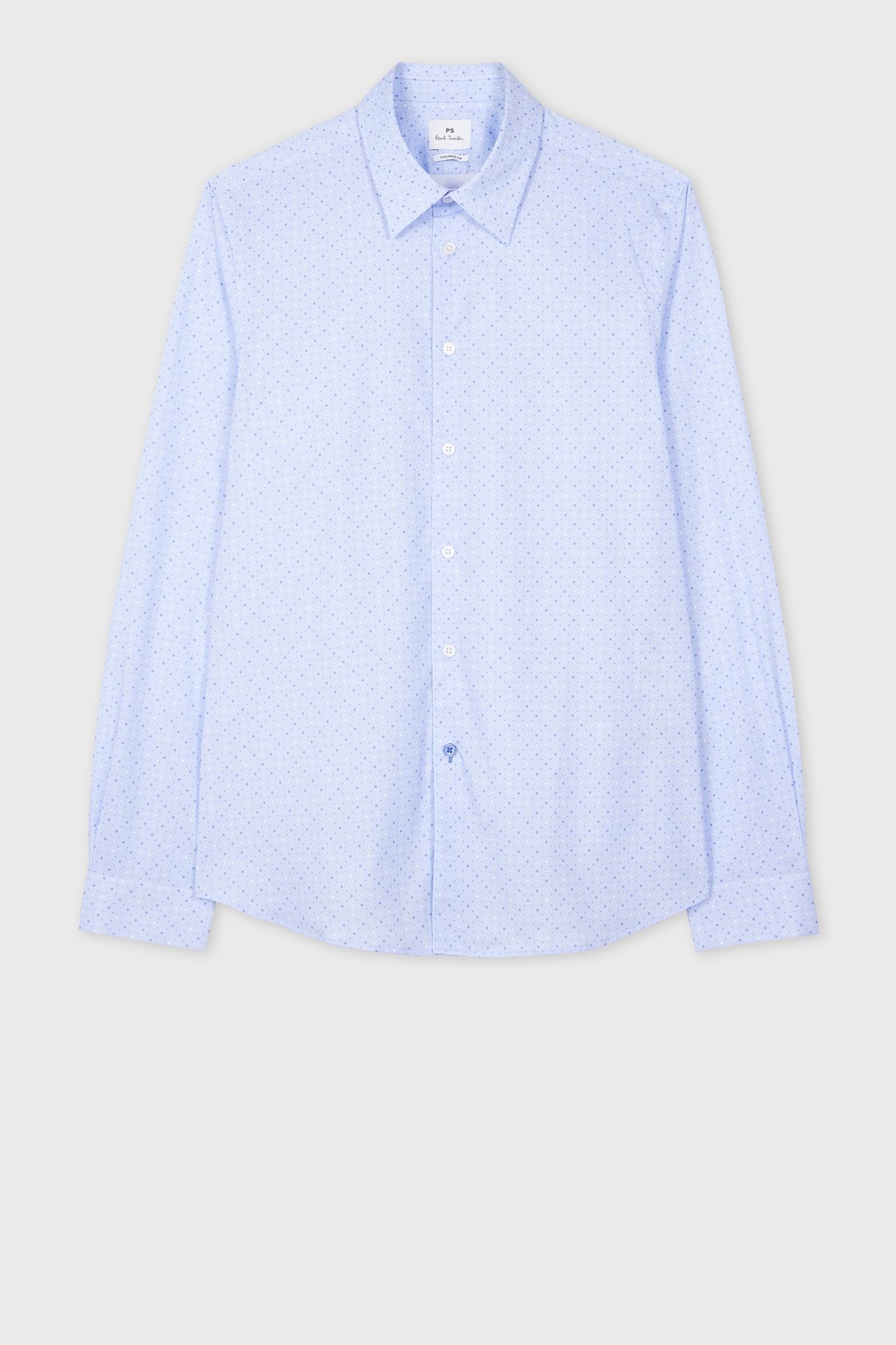 MENS LS TAILORED FIT SHIRT LIGHT BLUE 1