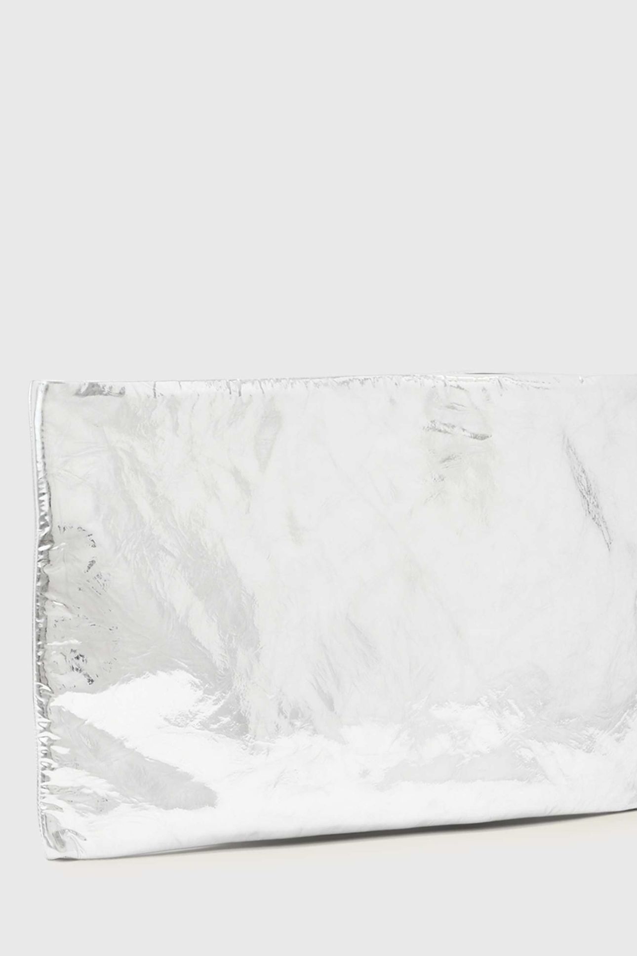 BETTINA LRG CLUTCH FOGGY SILVER 5
