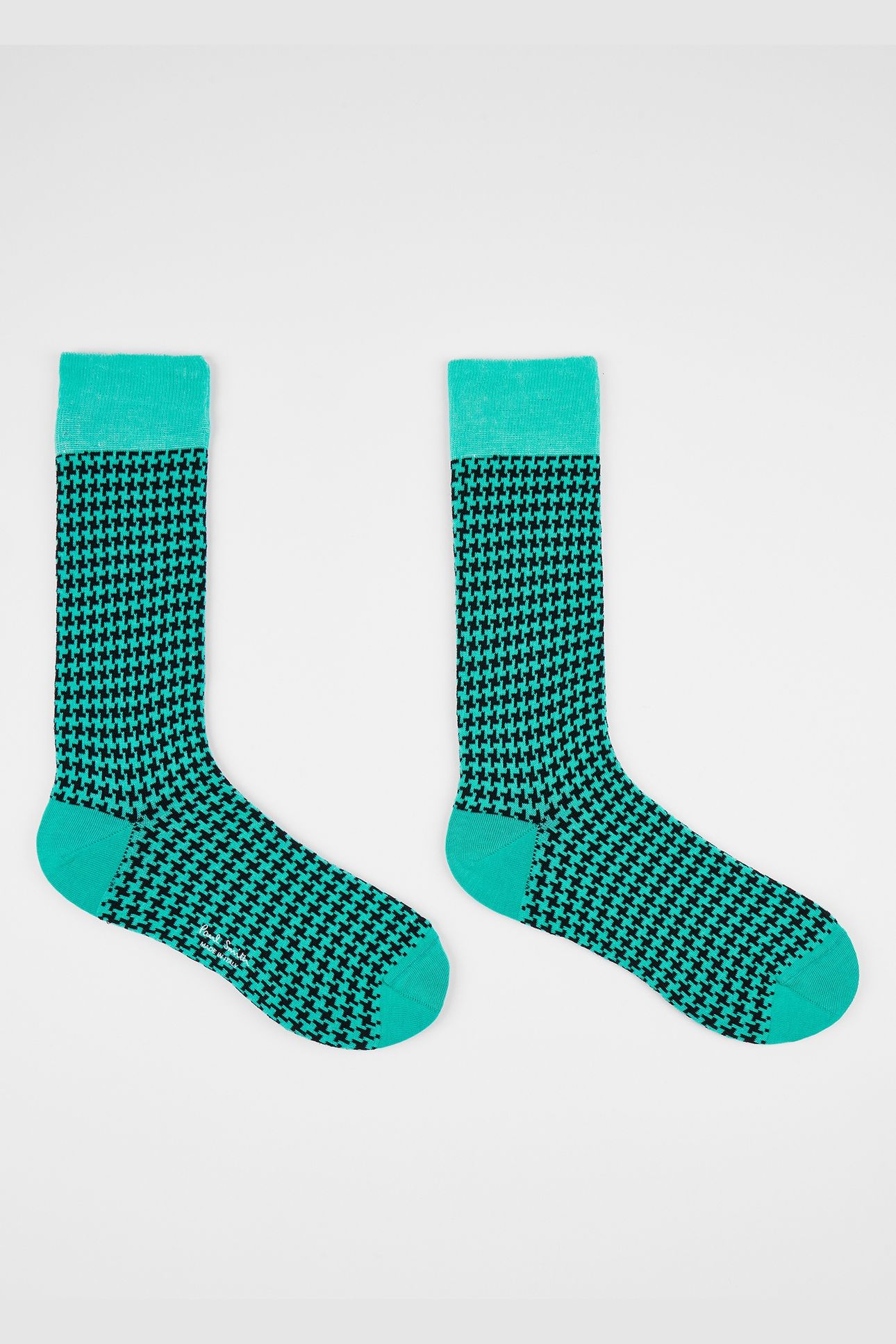 MEN SOCK JAMES GINGHAM EMERALD GREEN 2