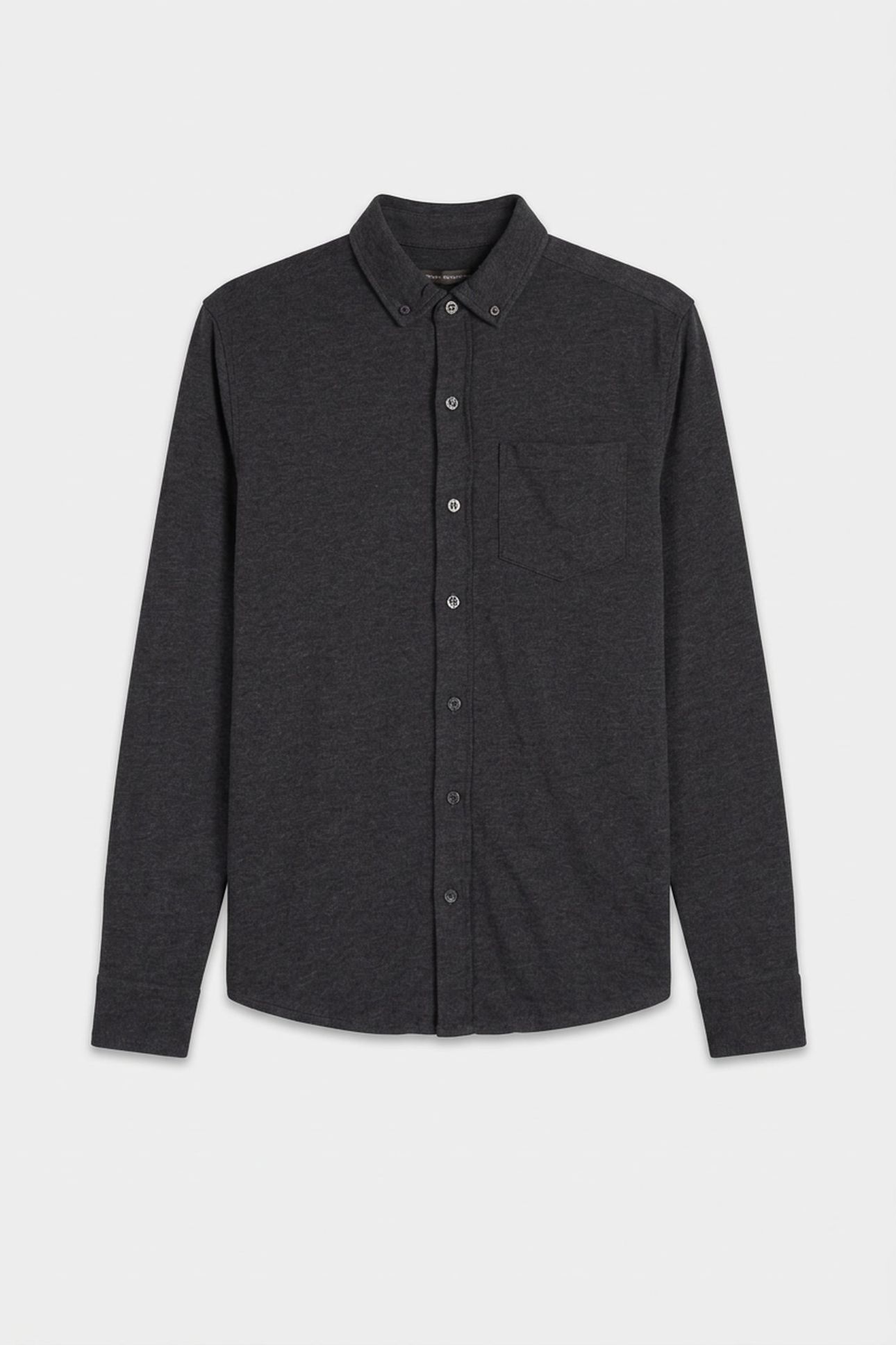 SHIRT POCKET LS CHARCOAL MEL 3
