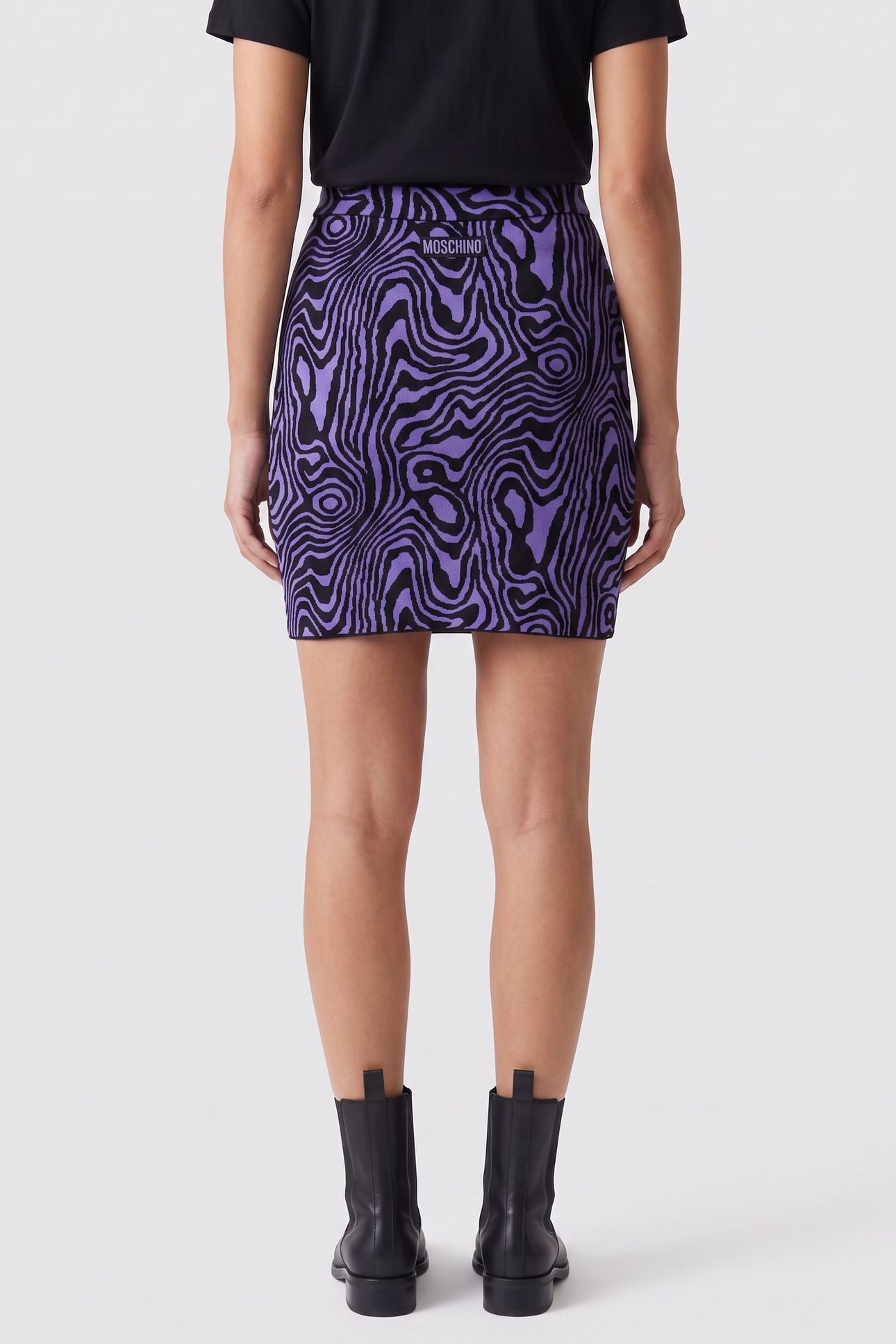 KNITTED SKIRT BLUE 2