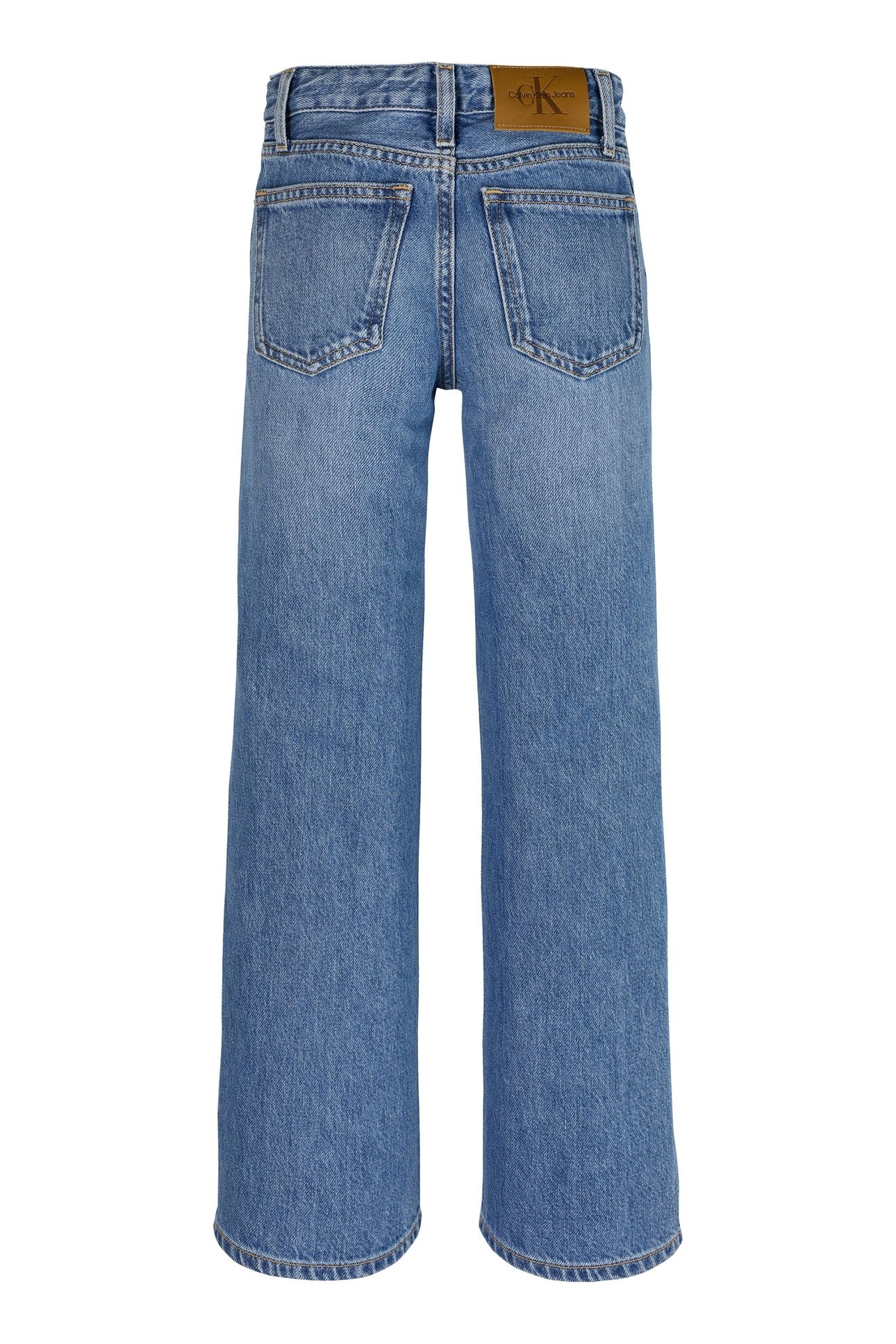 GIRLS WIDE LEG RELAXED LOW WAISTED SOFT BLUE 4