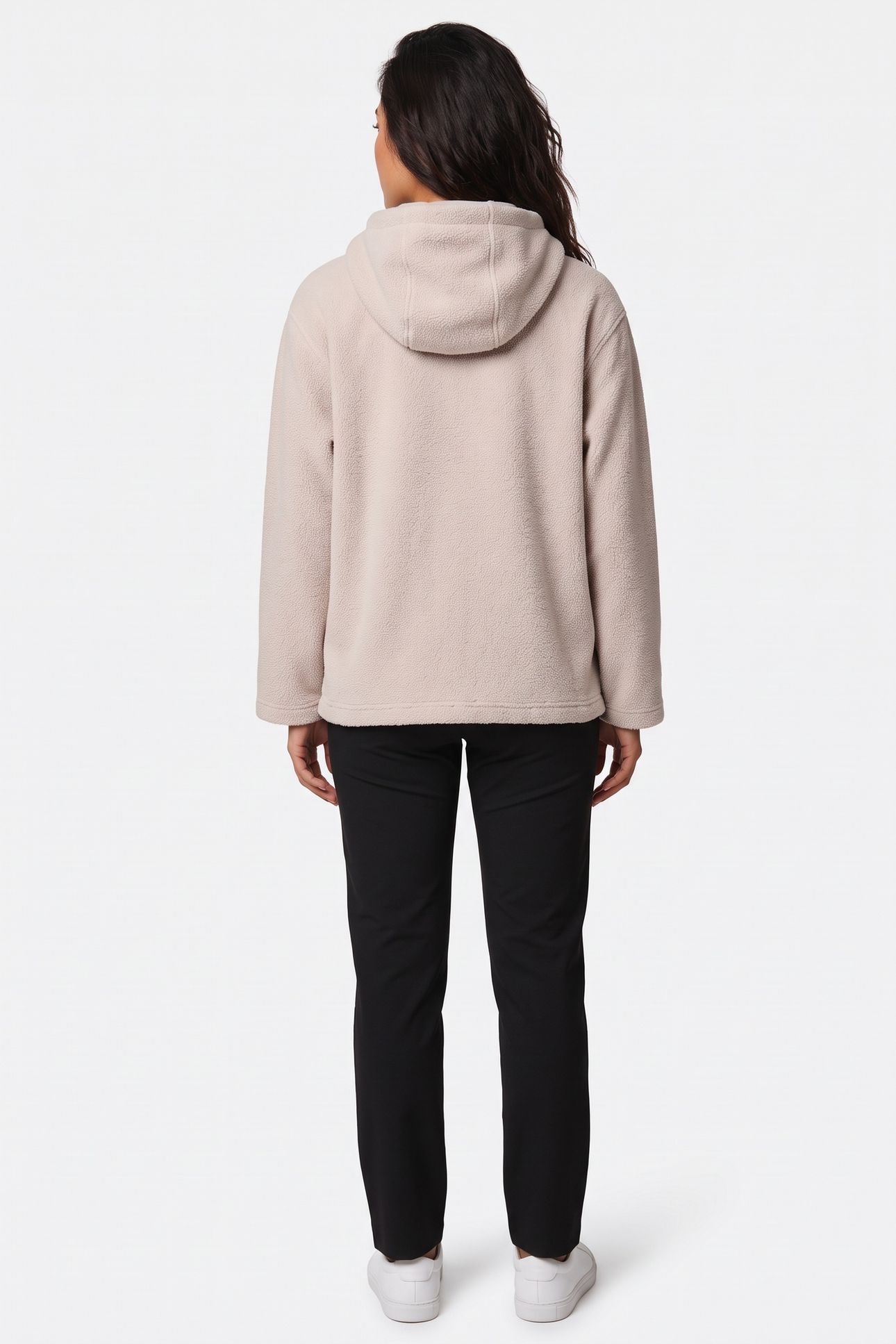 MACK FLEECE HOODIE BEIGE 2