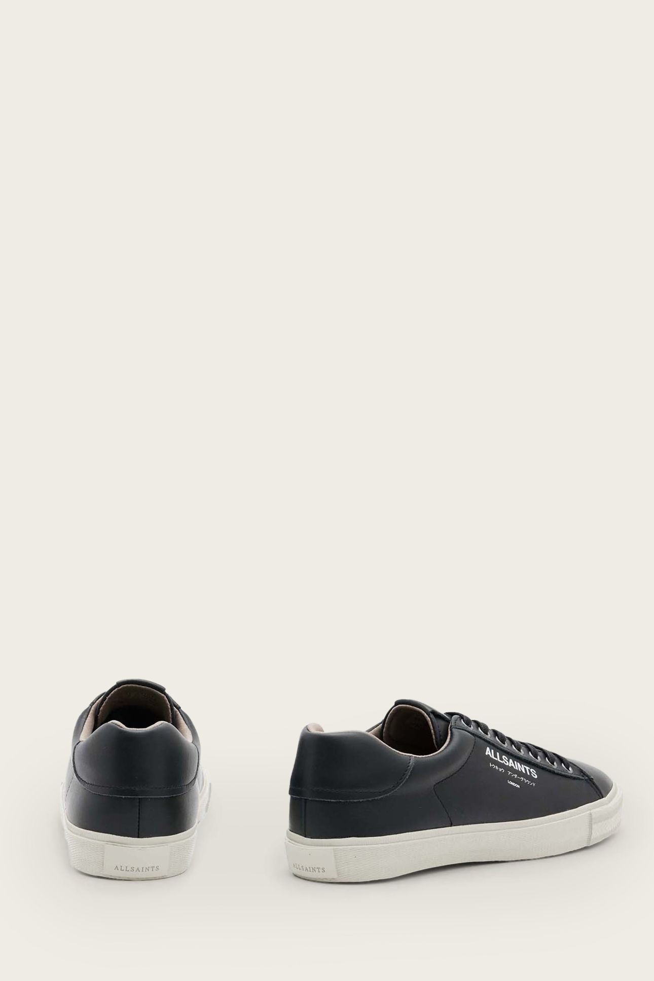 UNDGRND LTHR LOW TOP BLACK 2