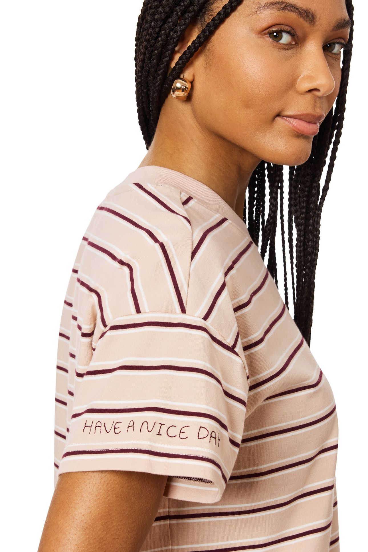BOXY CROP TEE FIG EMBROIDERY 7