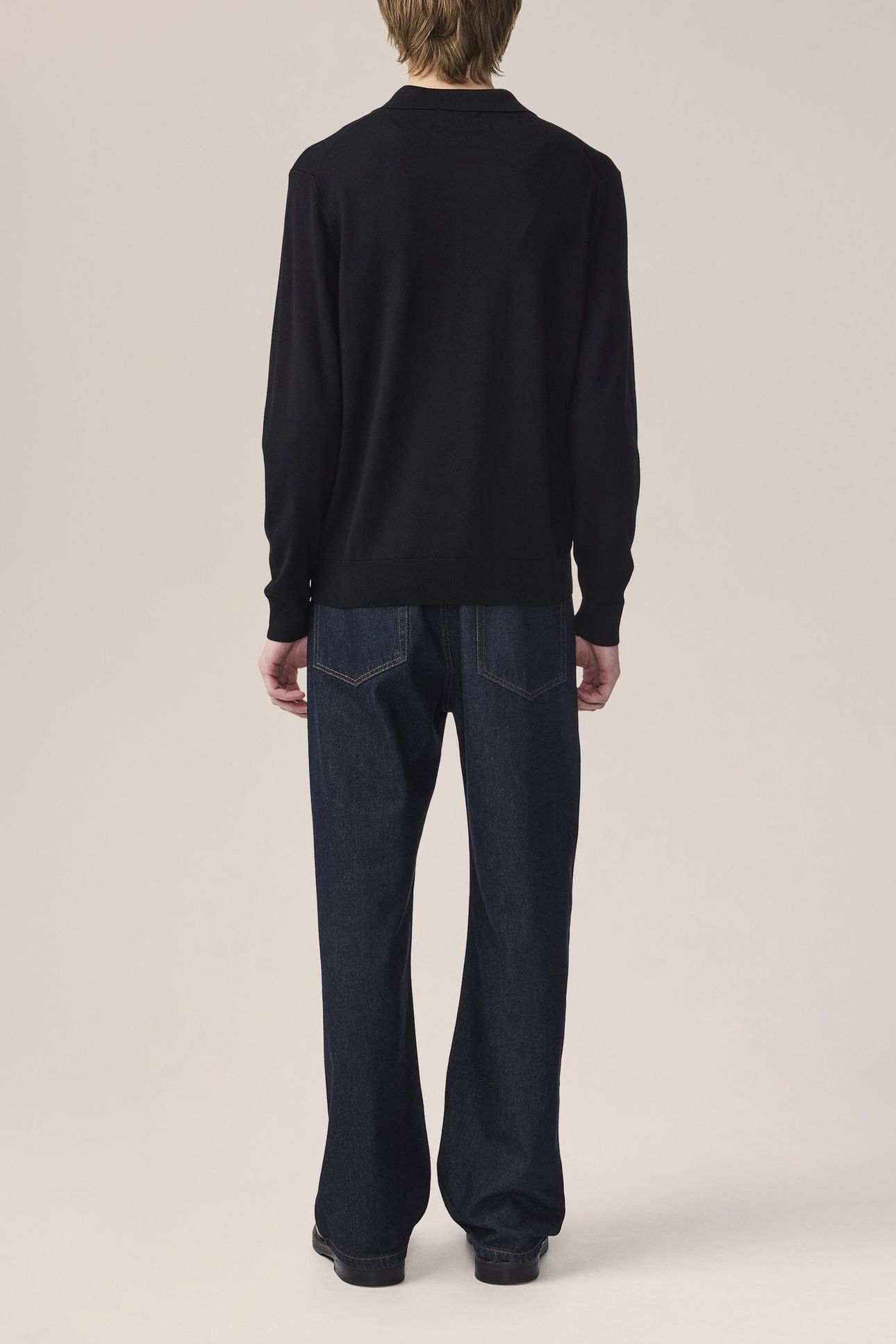 SERGIO ZIP POLO 6605 BLACK 2