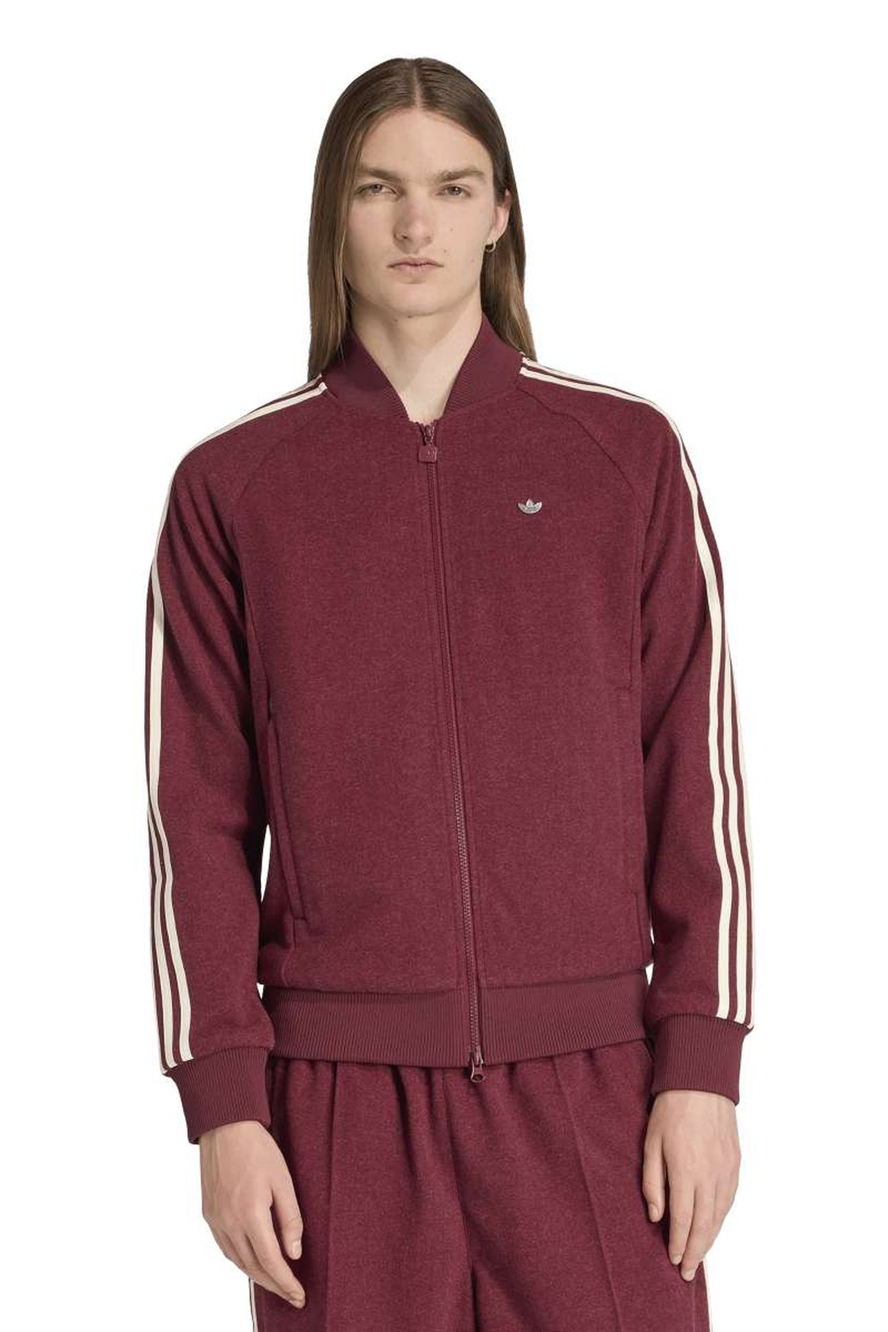 UNISEX PREM TRACK TOP SHADOW RED 1