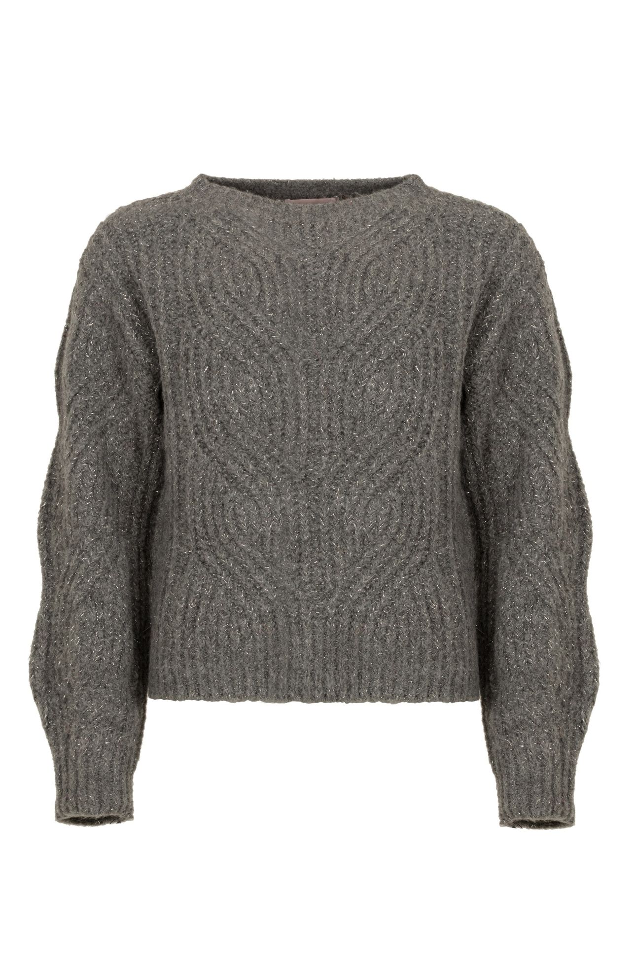 KATHLEEN PULLOVER GREY MELANGE 2