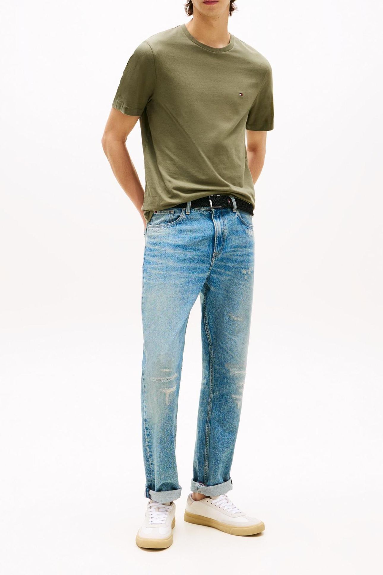 ESSENTIAL SEASONAL REG FIT BATTLE GREEN 2