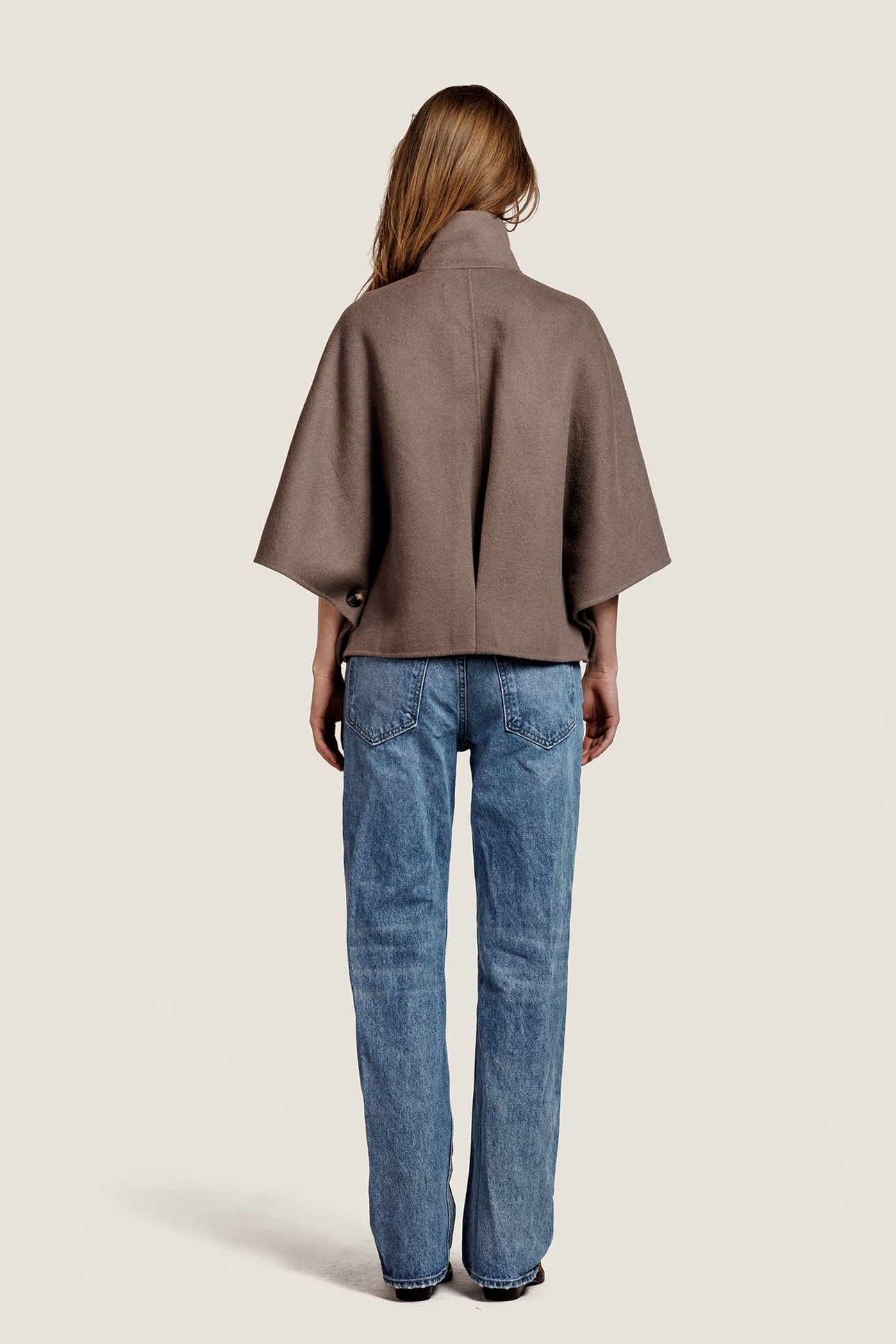 LIV WOOL JACKET STONE 8