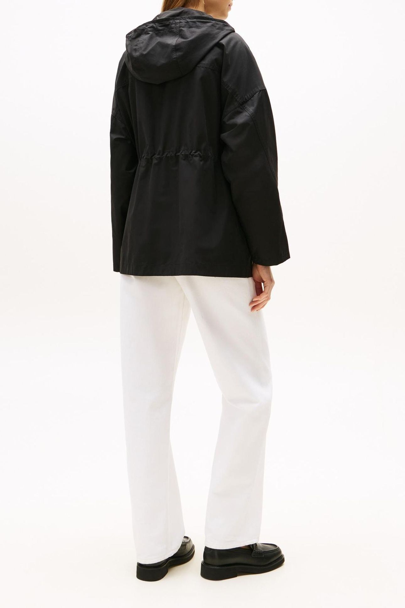 COTTON NYLON REG PARKA BLACK 2