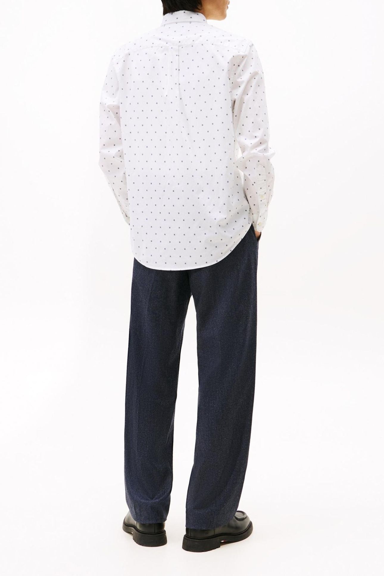 FLEX POPLIN SMALL PR SHIRT WHITE/ALLOVER 3