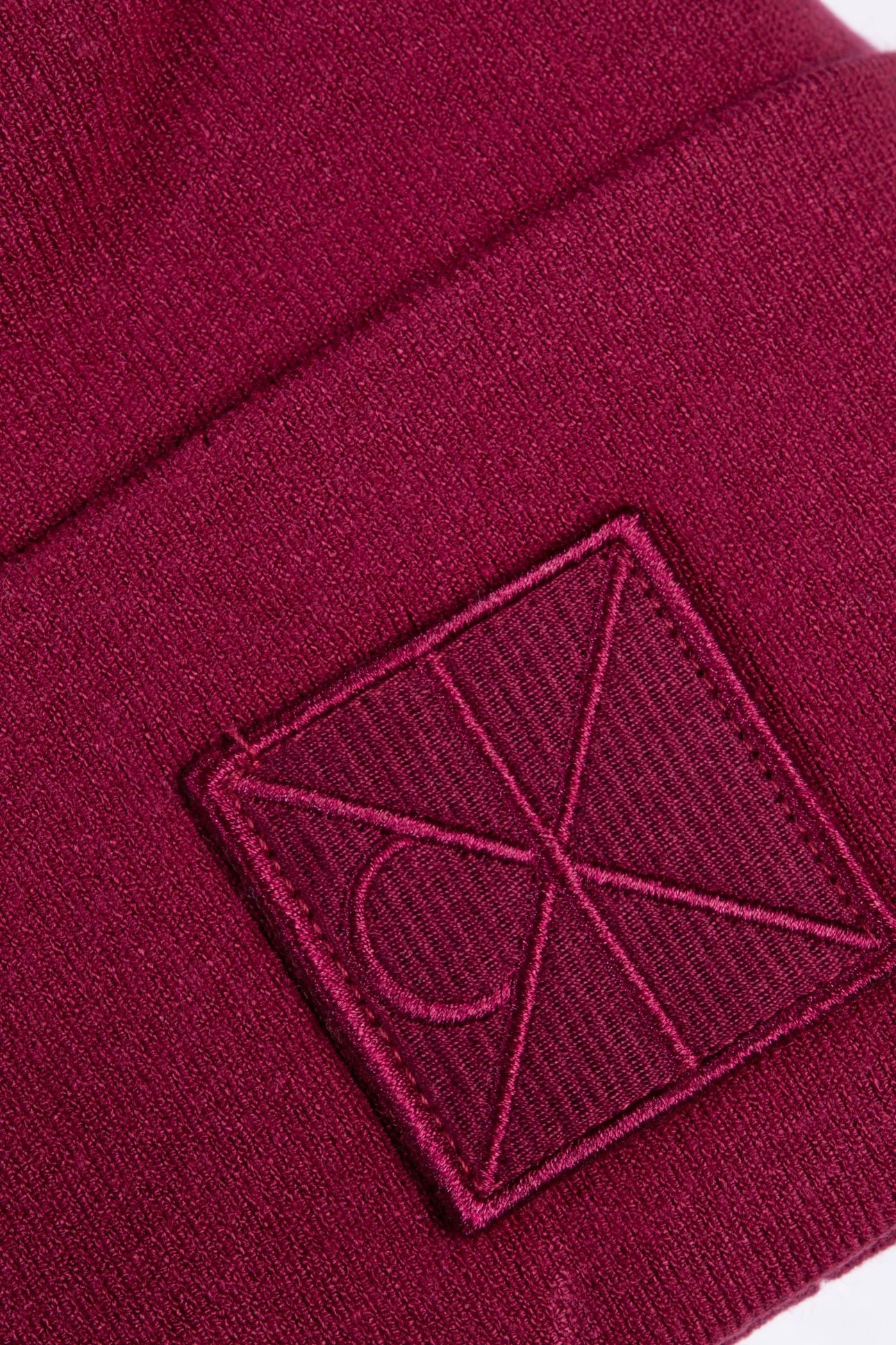 EMBLEM PATCH FINE RIB BEANIE ALLURING PINK 3