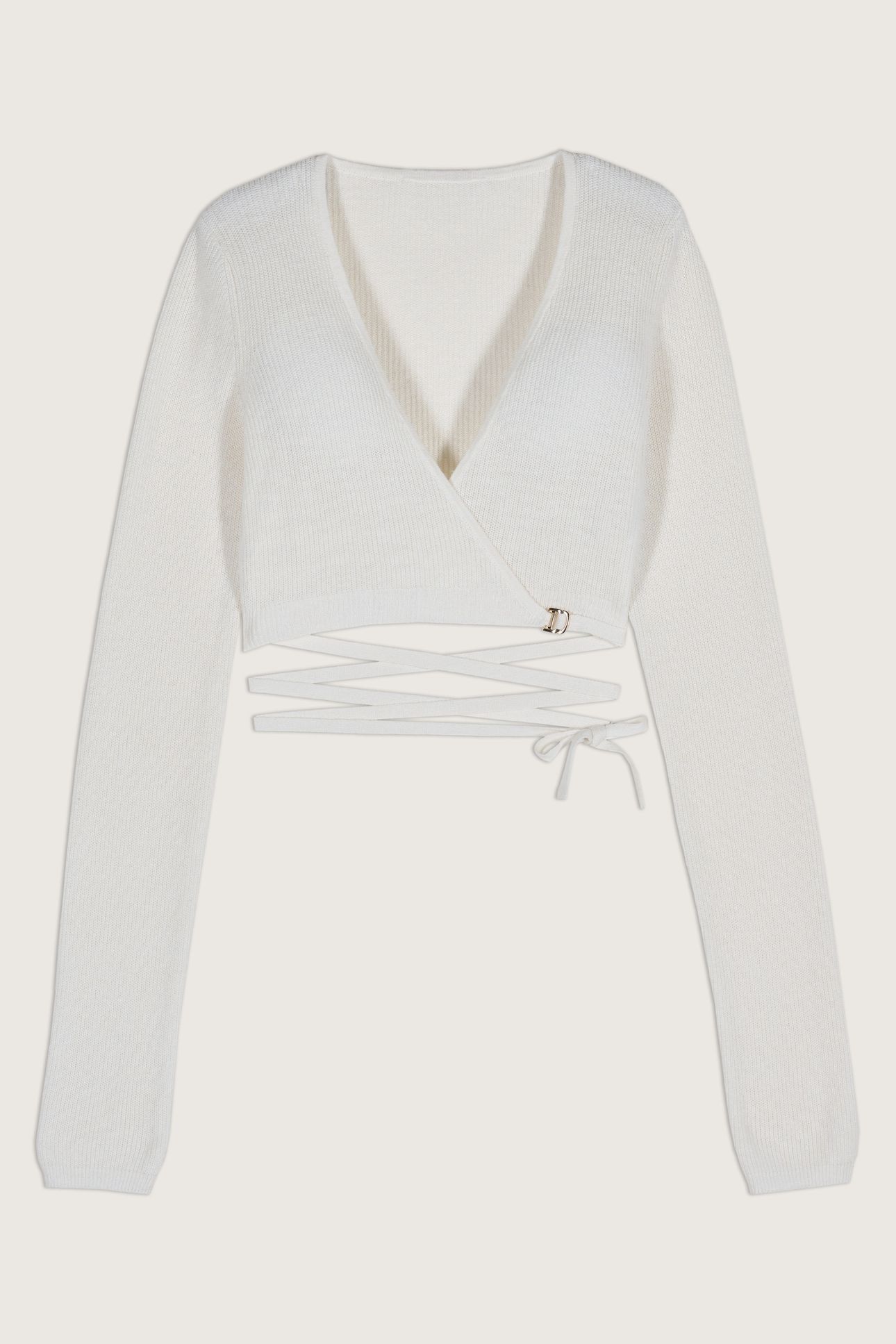 SHORT CARDIGAN ECRU 3