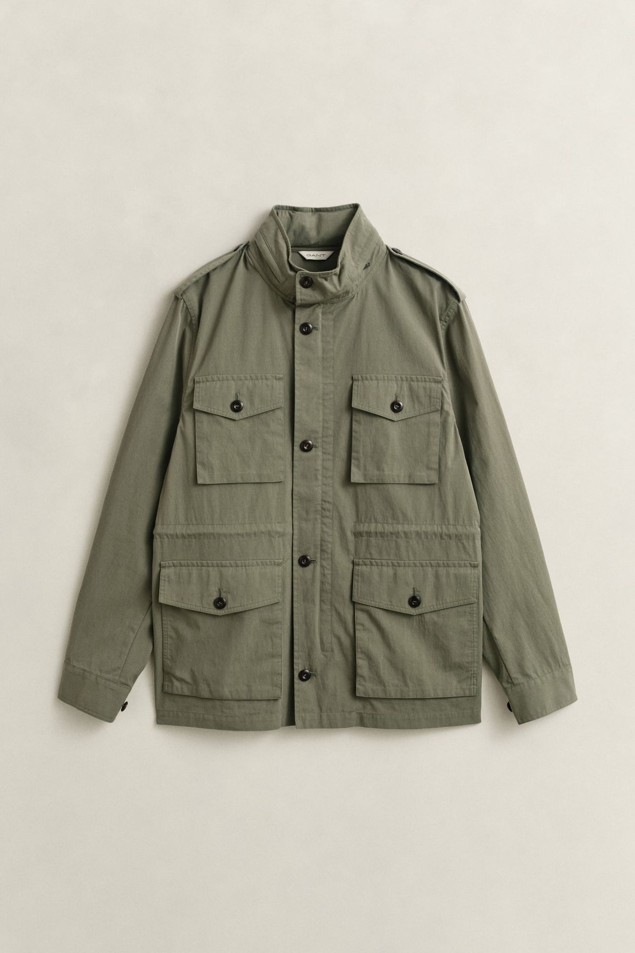 COTTON 4 POCKET JACKET DRY HERB GREEN 4