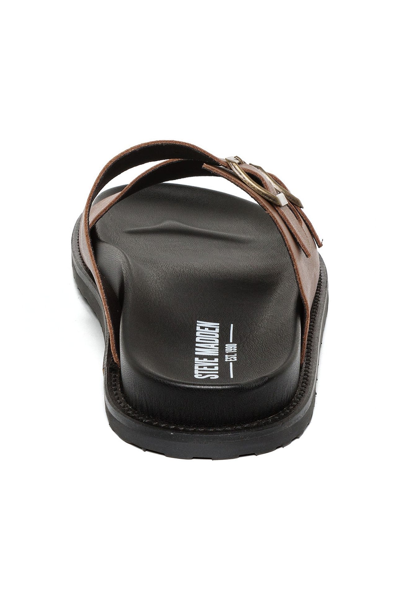 MAGNUS SLIDES BROWN LEATHER 3