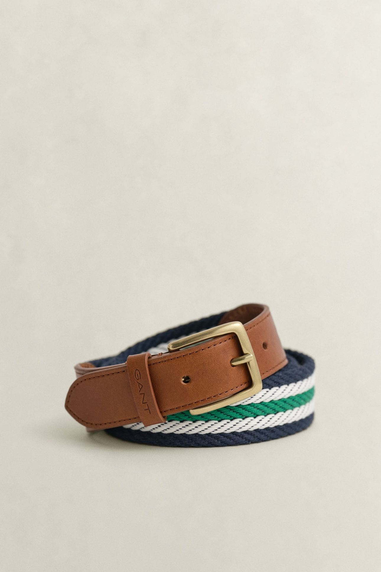 STRIPE WEBBING BELT LAVISH GREEN 1