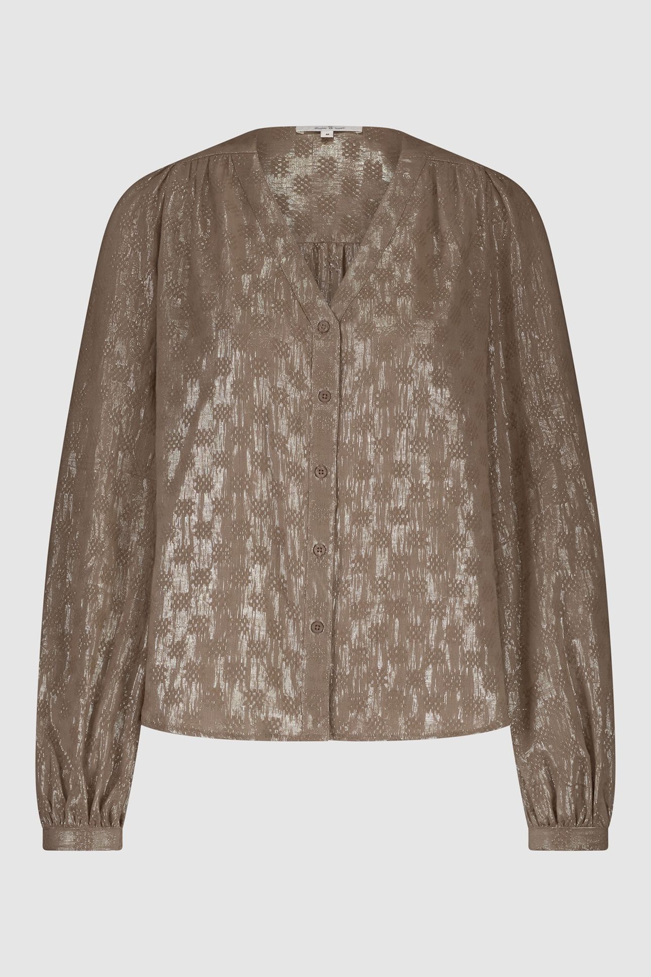 CARDI BLOUSE FADED TAUPE 1