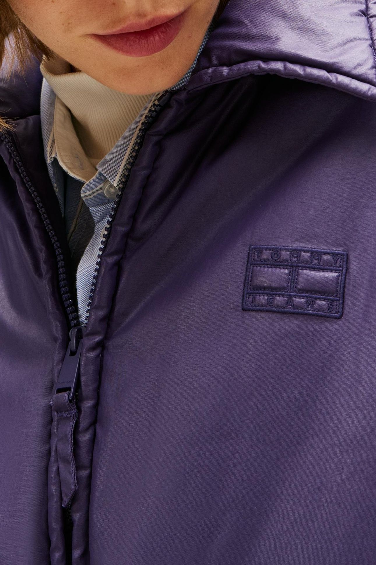 TJW OILED PADDED JACKET NOCTURNAL PURPLE 5