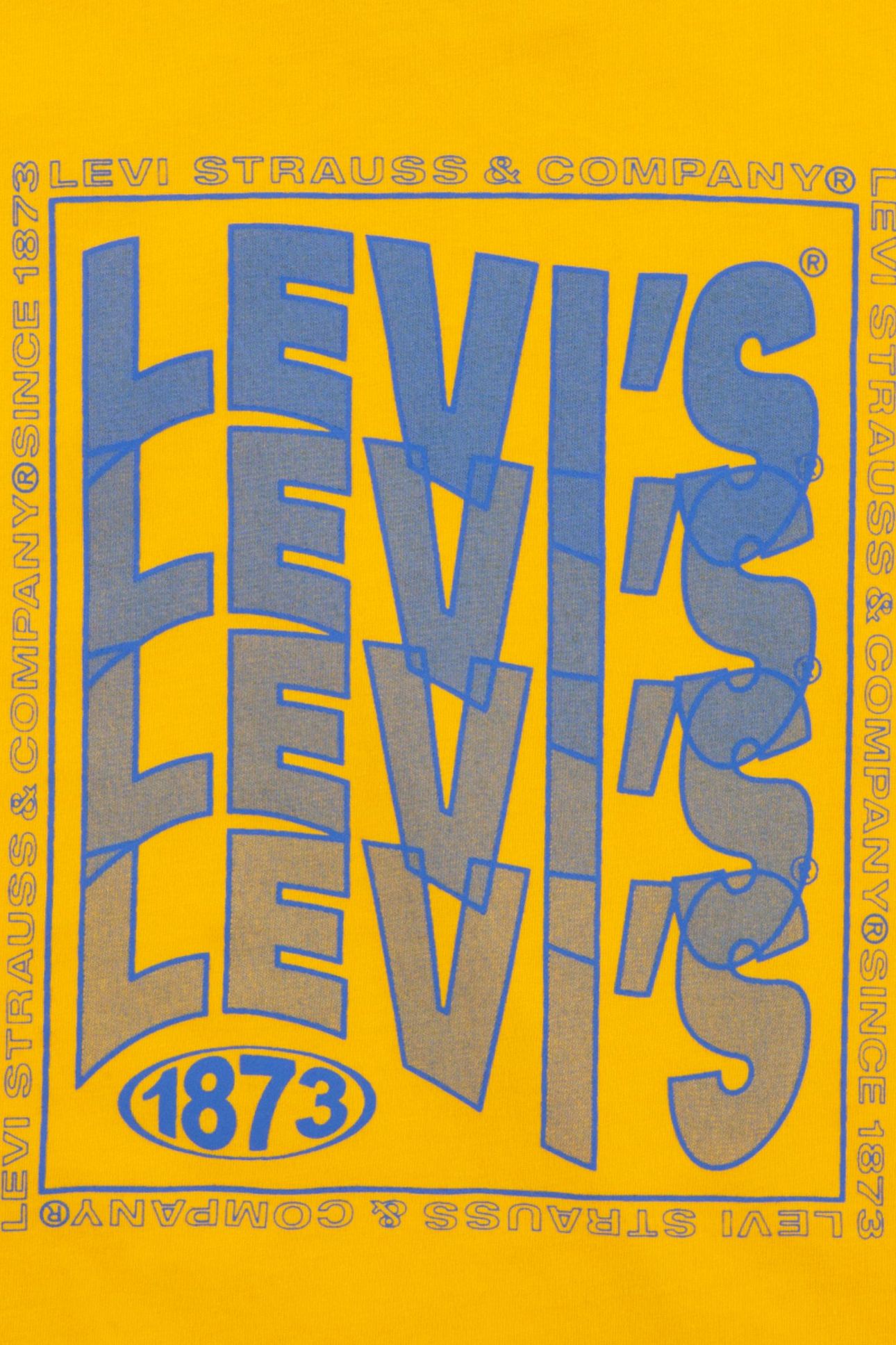 BOYS WAVY LOGO TEE SHIRT CITRUS 4