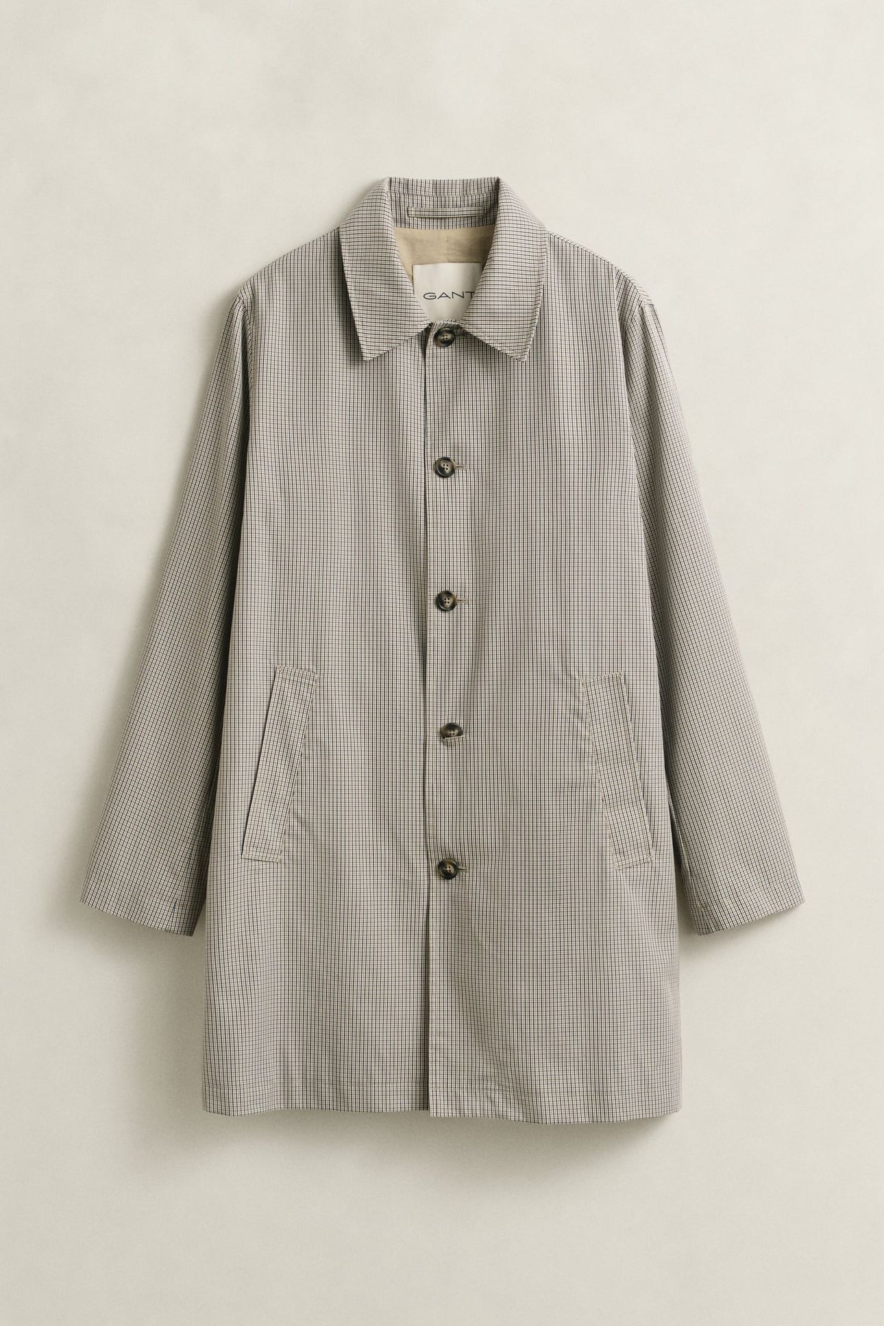 COTTON BLEND CAR COAT OAT BEIGE 4