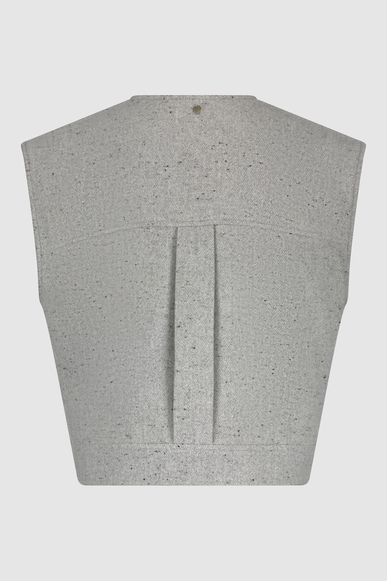 SUE GILET GREY MELANGE 2