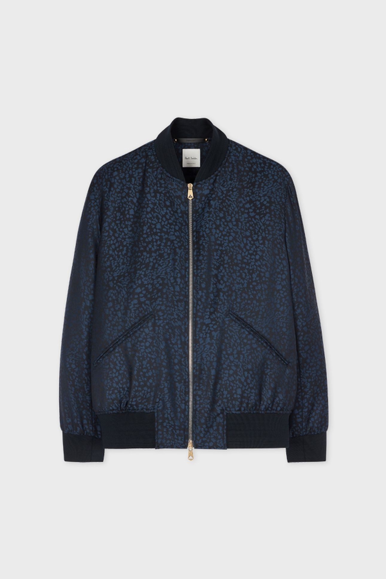MENS REGULAR FIT BOMBER JACKET VERY DARK NAVY 6