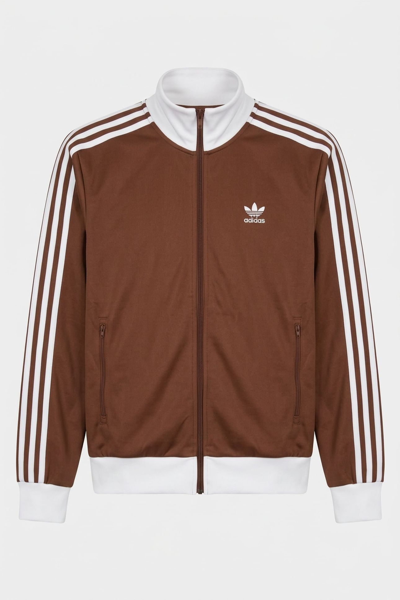 UNISEX CLASSIC TRACK TOP PRELOVED BROWN 6
