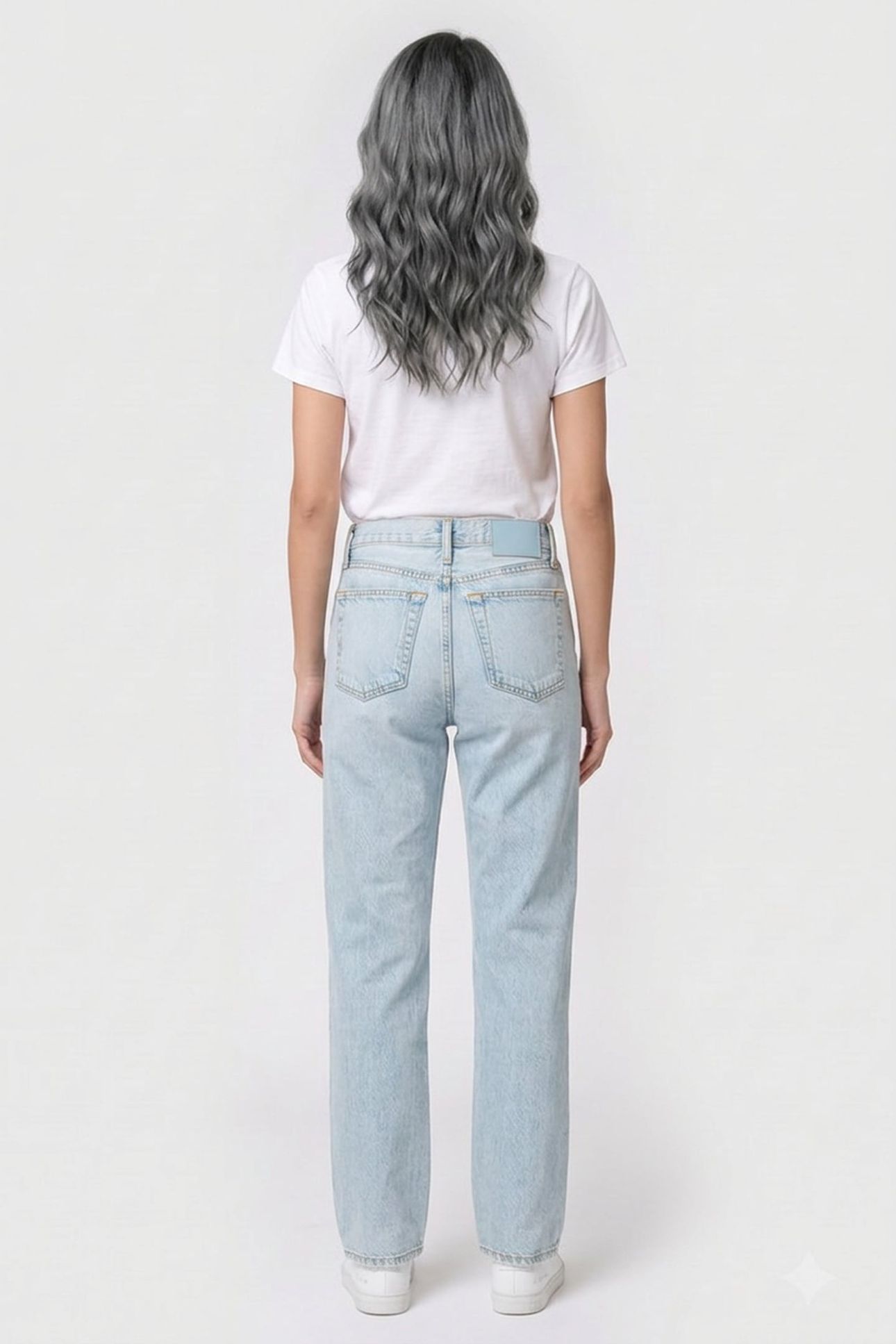 90S HIGH RISE LOOSE BLEACH DESTROY 4