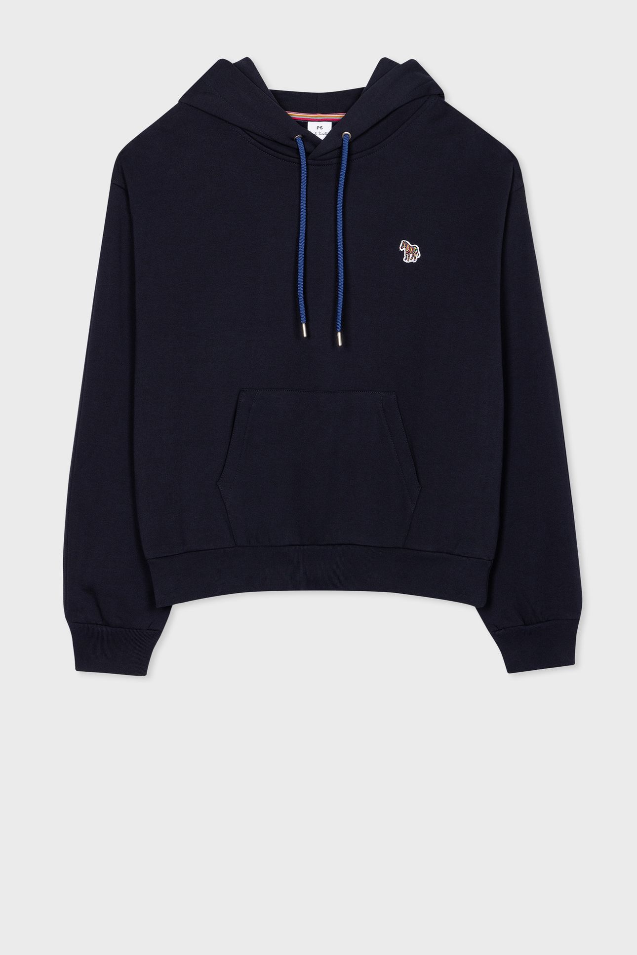 WOMENS ZEBRA HOODY VERY DARK NAVY 2