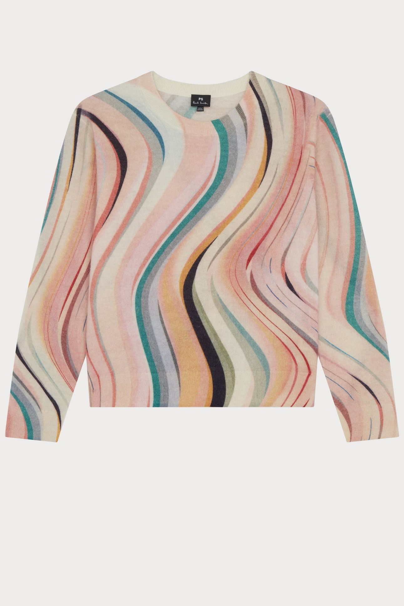 WOMENS KNITTED SWEATER CREW NECK MULTI COLOURED 6