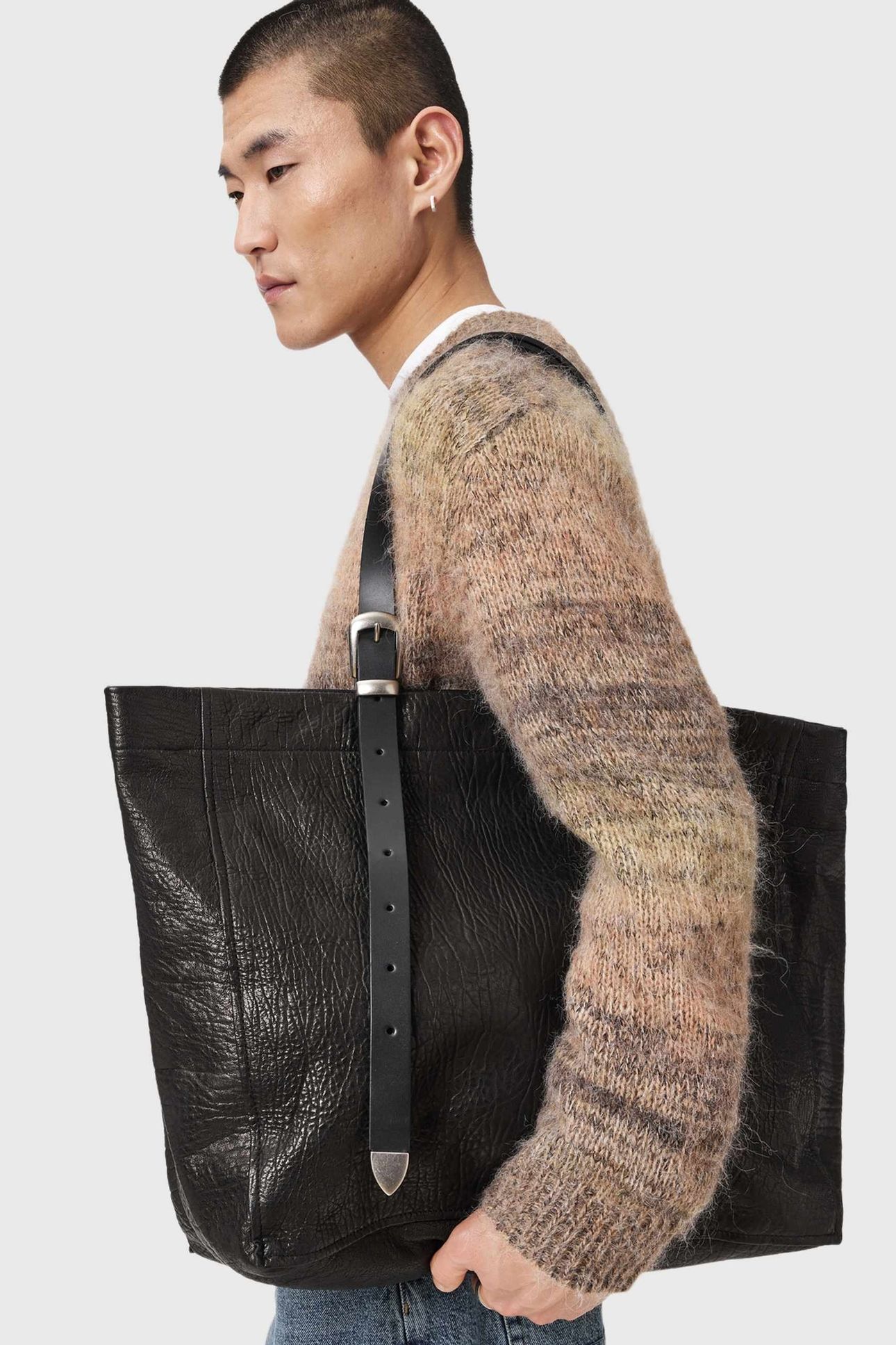 HAVEN LEATHER TOTE BLACK 4