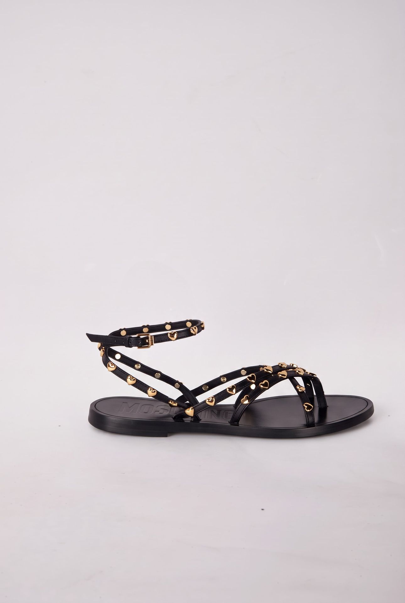 LEATHER SANDALS BLACK 1