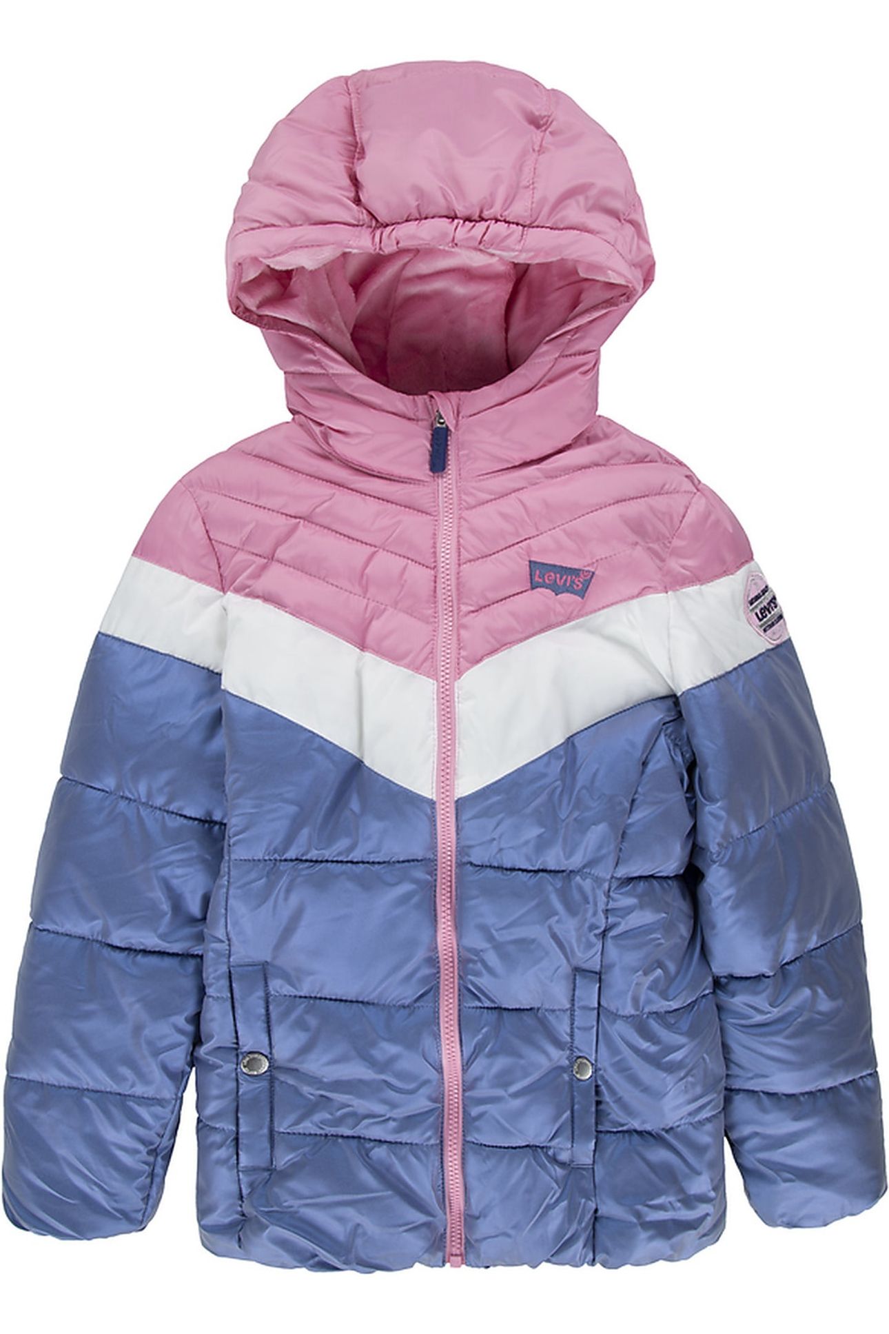 GIRLS LUREX TAPE MW PUFFER TWILIGHT BLUE 1