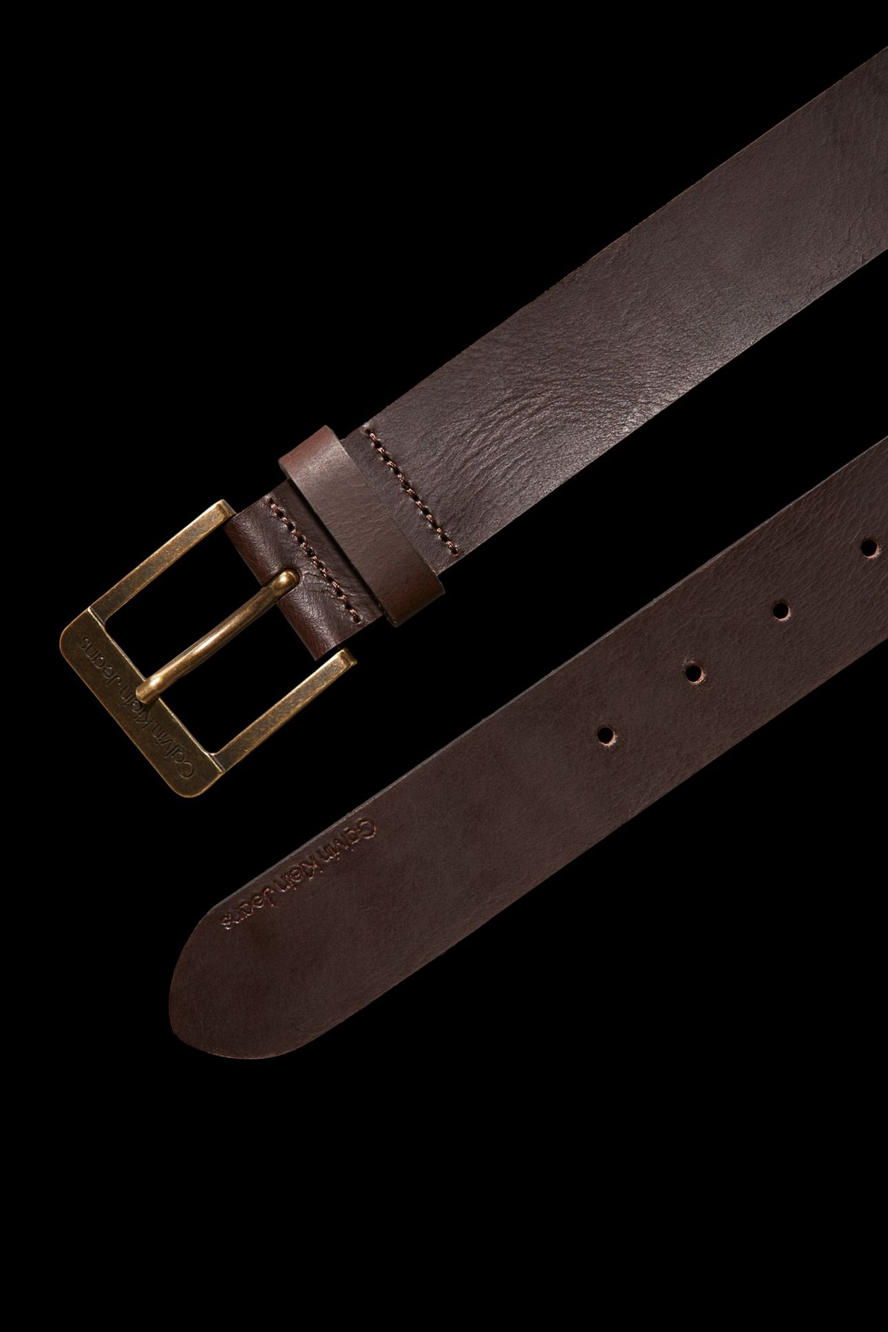 J 4CM CKJ BELT TURKISH COFFEE 2