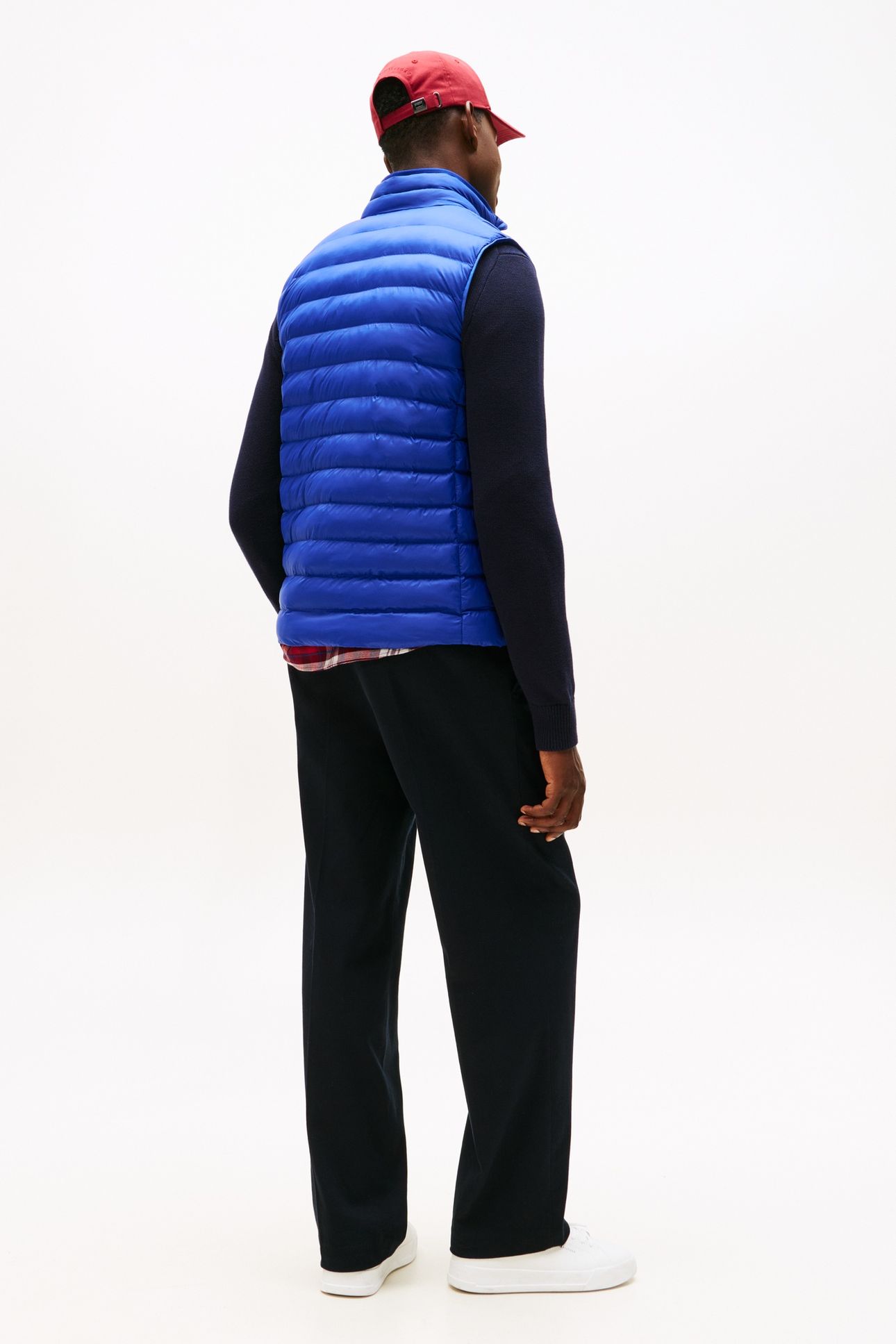 PACKABLE RECYCLED VEST WEDGE BLUE 2