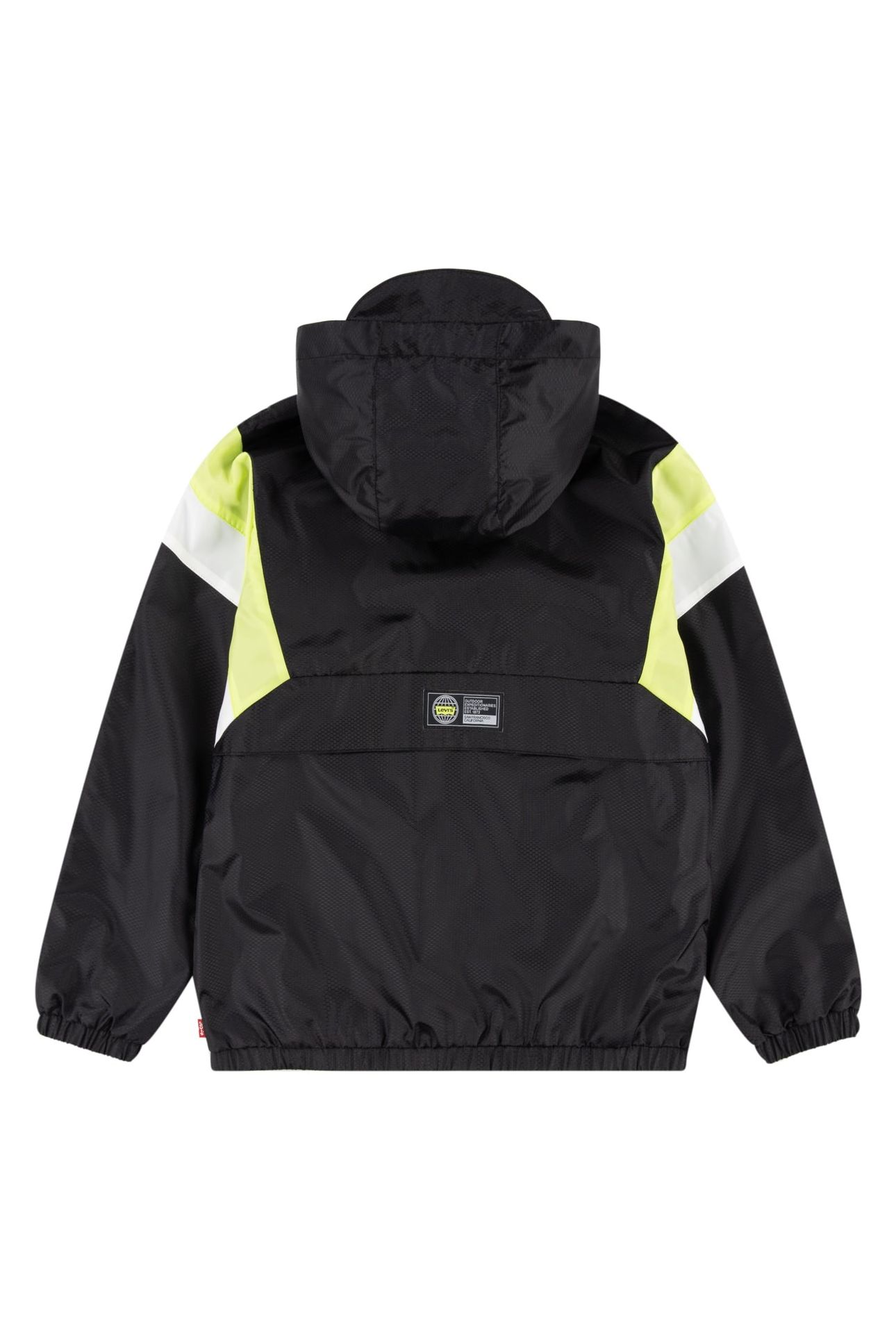 BOYS COLOR BLOCK ANORAK BLACK 2