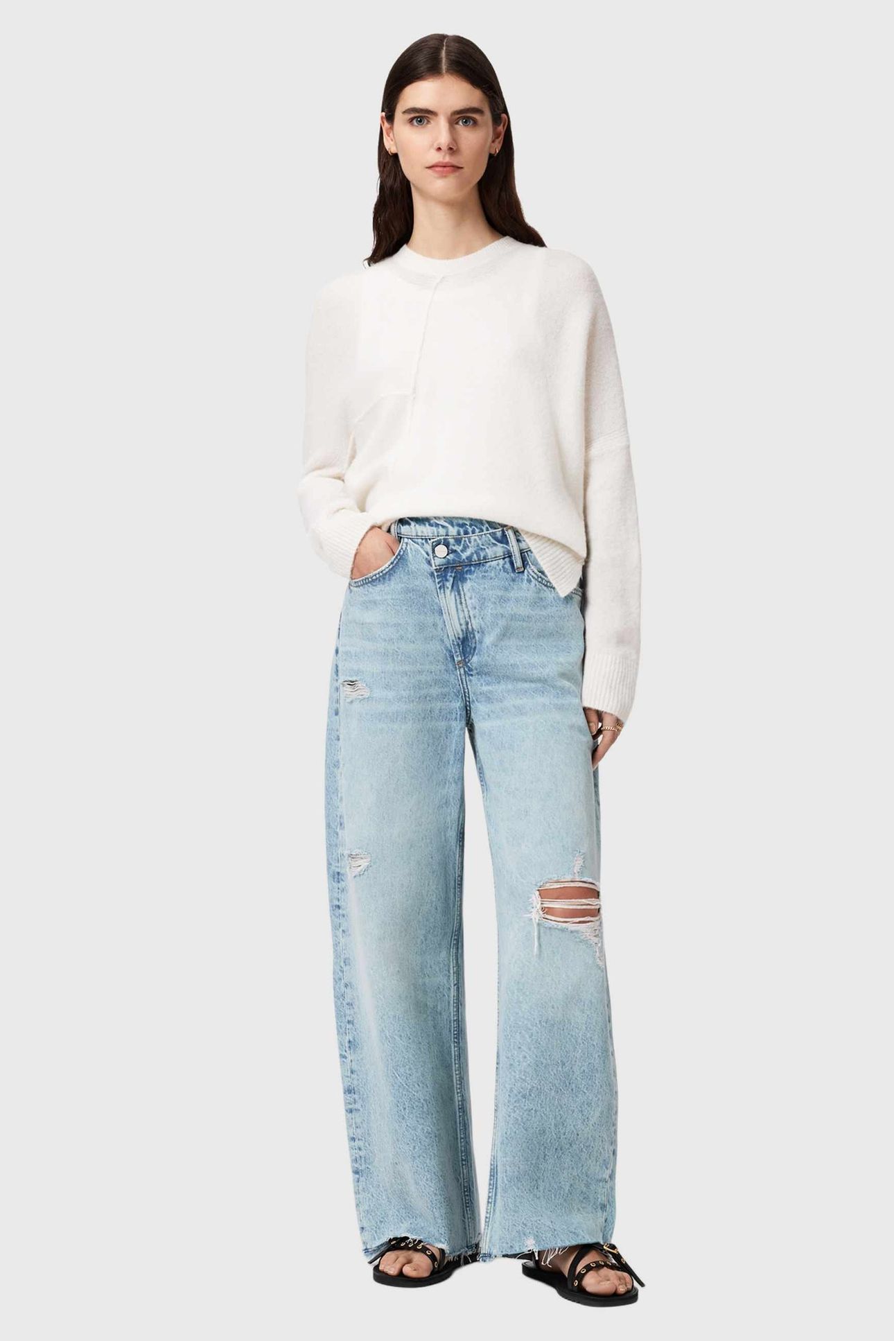 AKI CROSSOVER JEAN DESTROY LIGHT BLUE 5