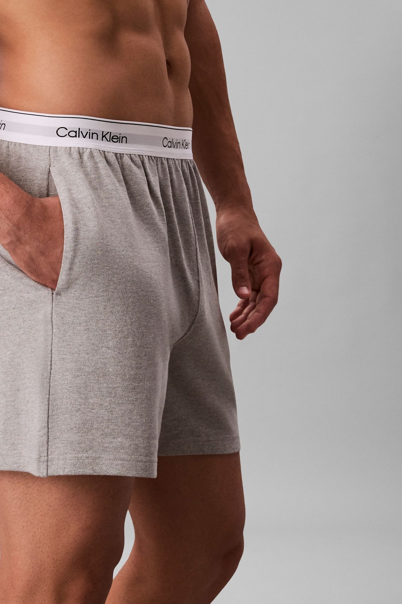SLEEP SHORT GREY HEATHER 9