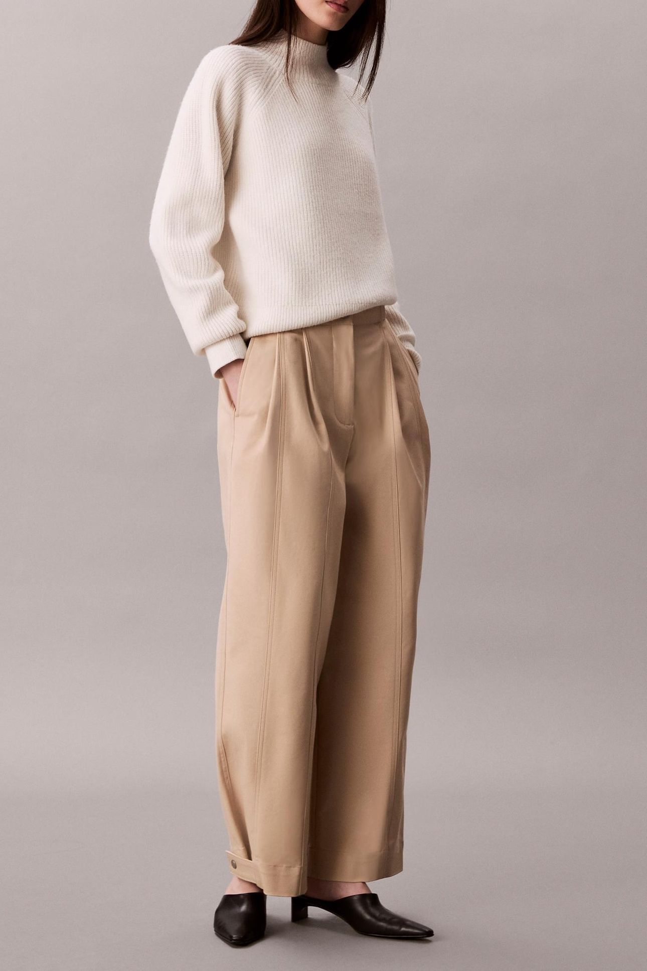 WOOLEN STITCH PULLOVER TOFU 3