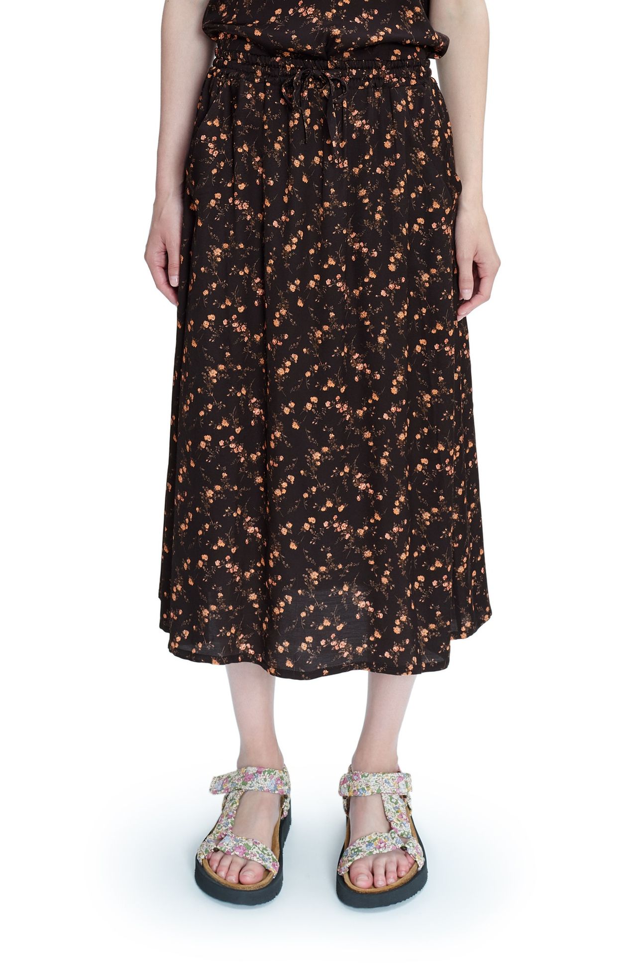 SKIRT MARIANNE FAUX BLACK 1