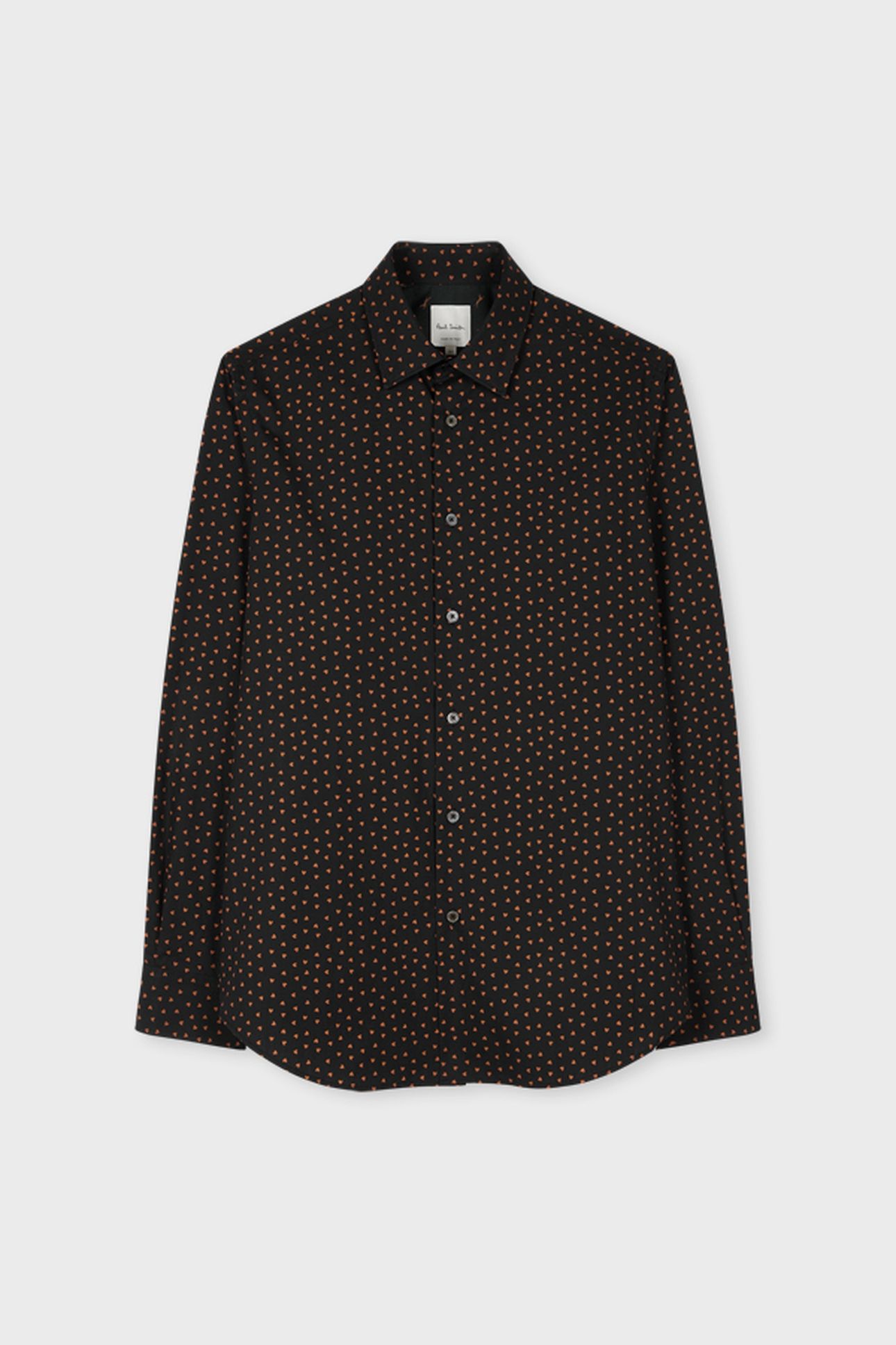 MENS S/C TAILORED FIT SHIRT BLACK 5