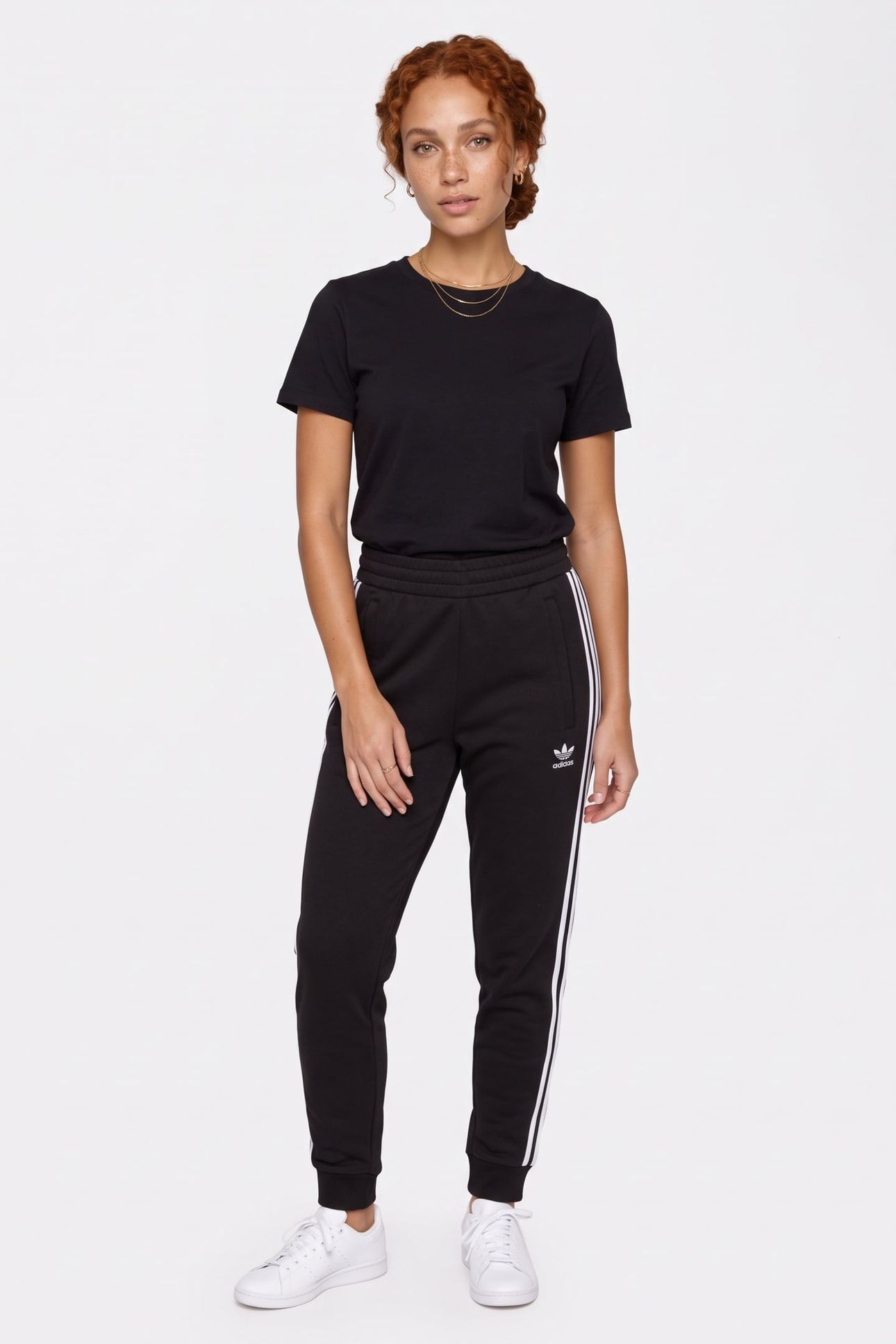 UNISEX 3-STRIPES PANT BLACK 2
