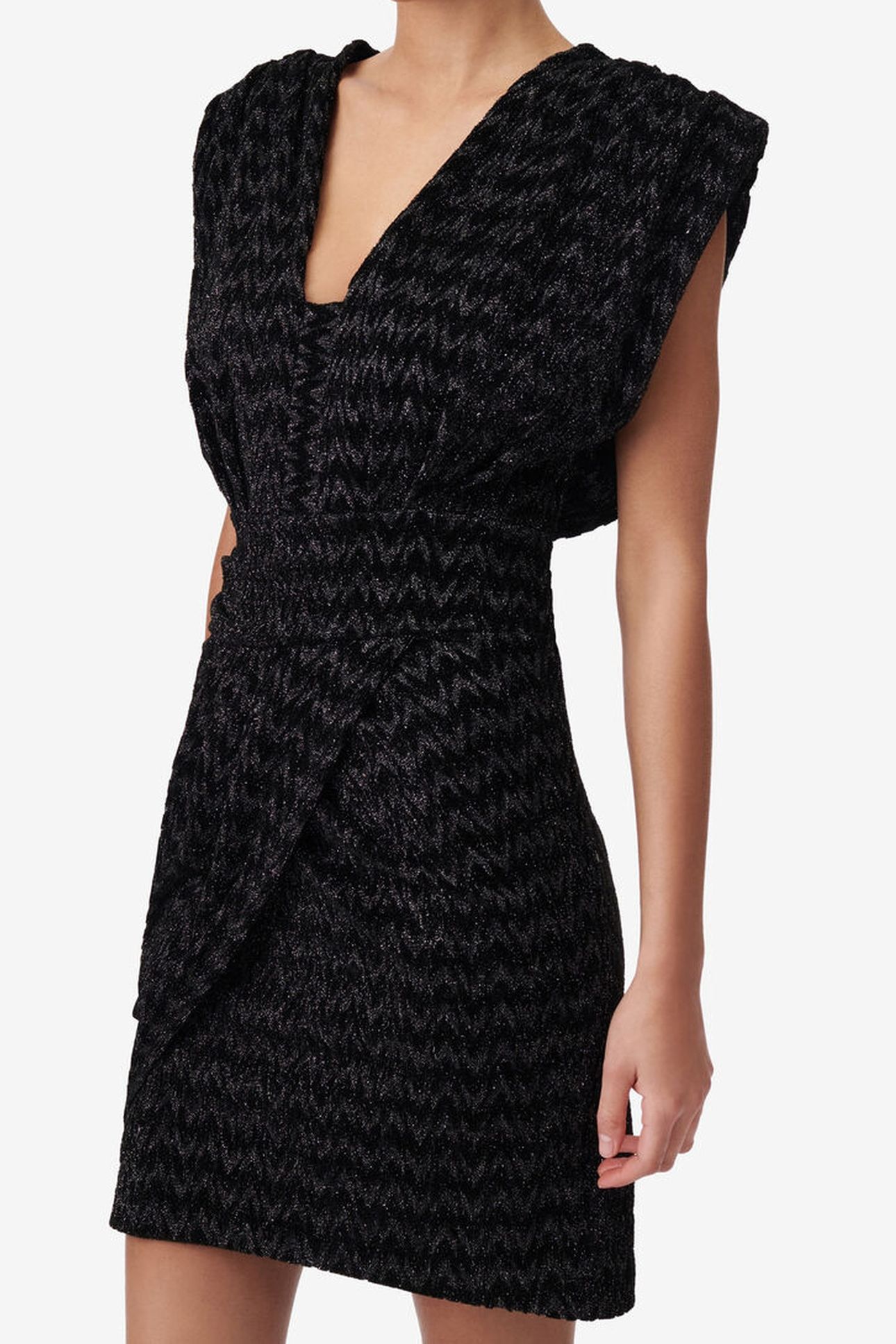 LUKANI DRESS BLACK LUREX 3