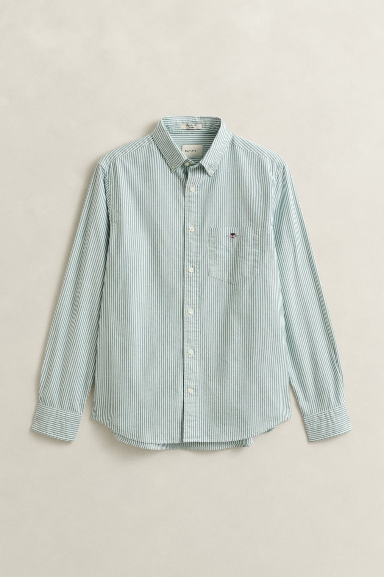 REG CLASSIC OXFORD STRIPE SHIRT BOTANICAL HUE 4