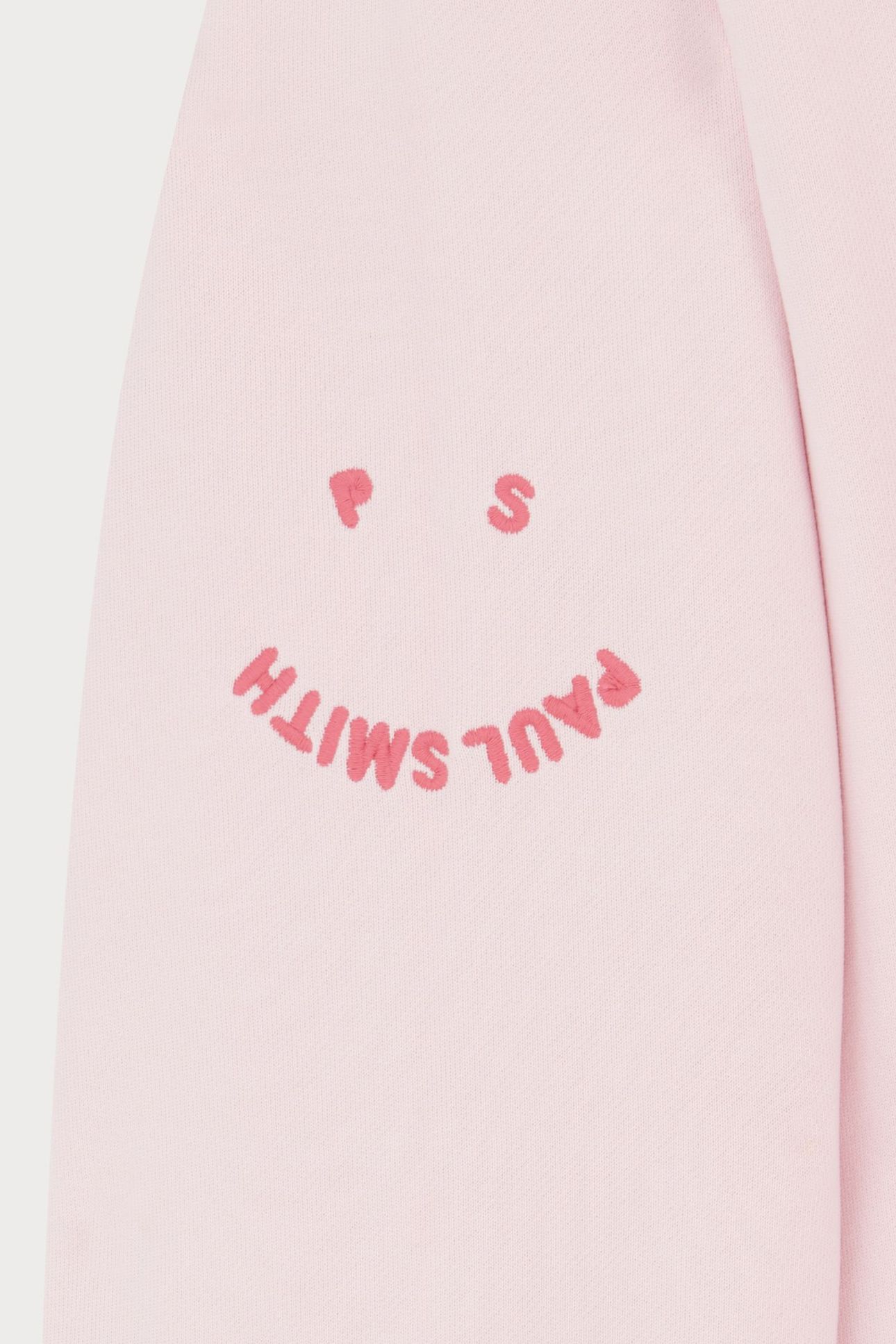 MENS SWEATSHIRT PS HAPPY EMB PINK 3
