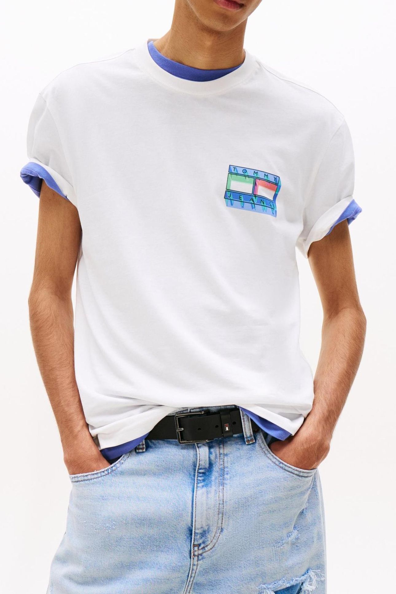 TJM REG DNA FLAG PLAY TEE ECRU 1