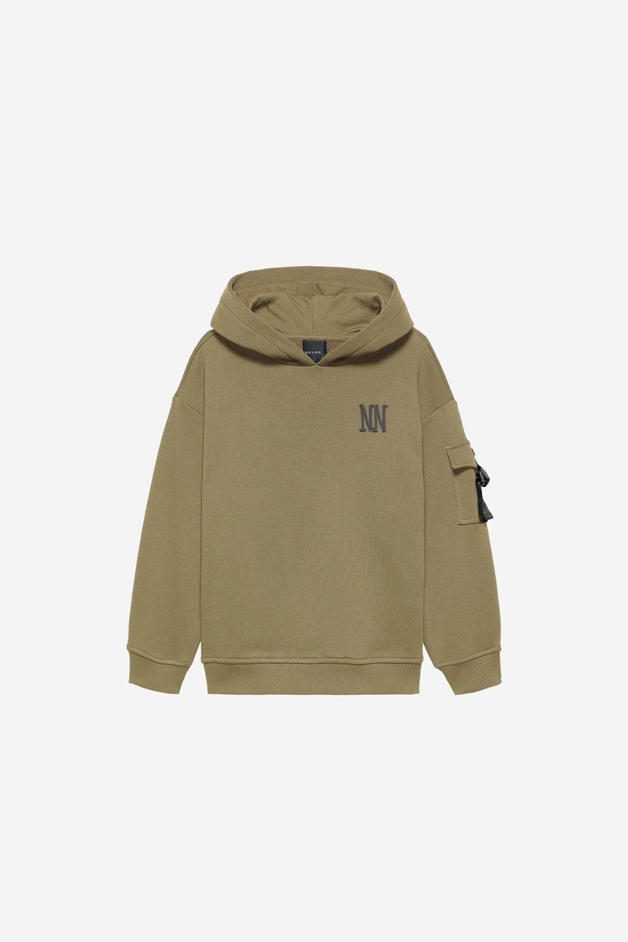 WEBBING HOODIE BRONZE GREEN 1