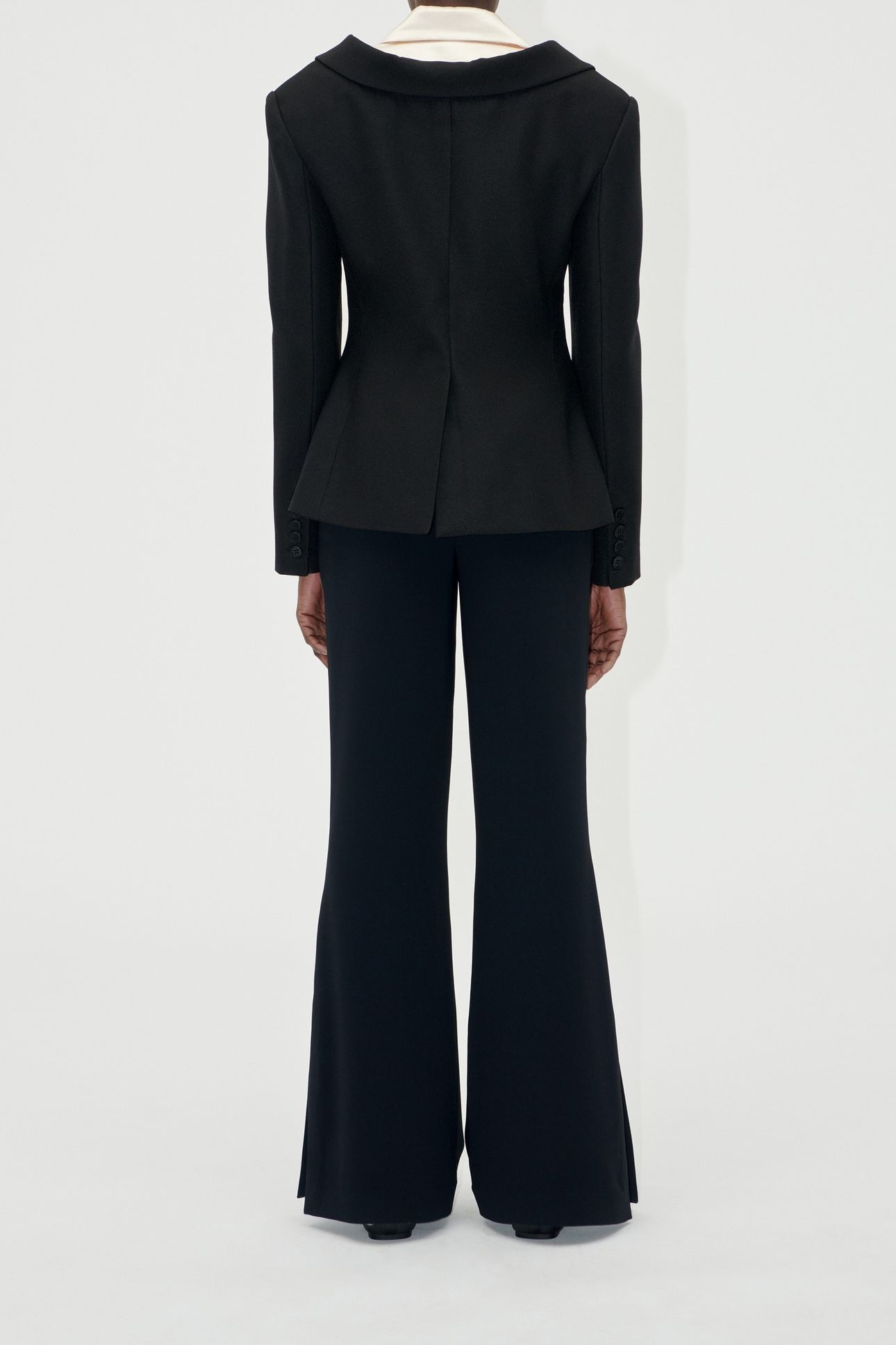 FLARED LONG PANTS BLACK 3