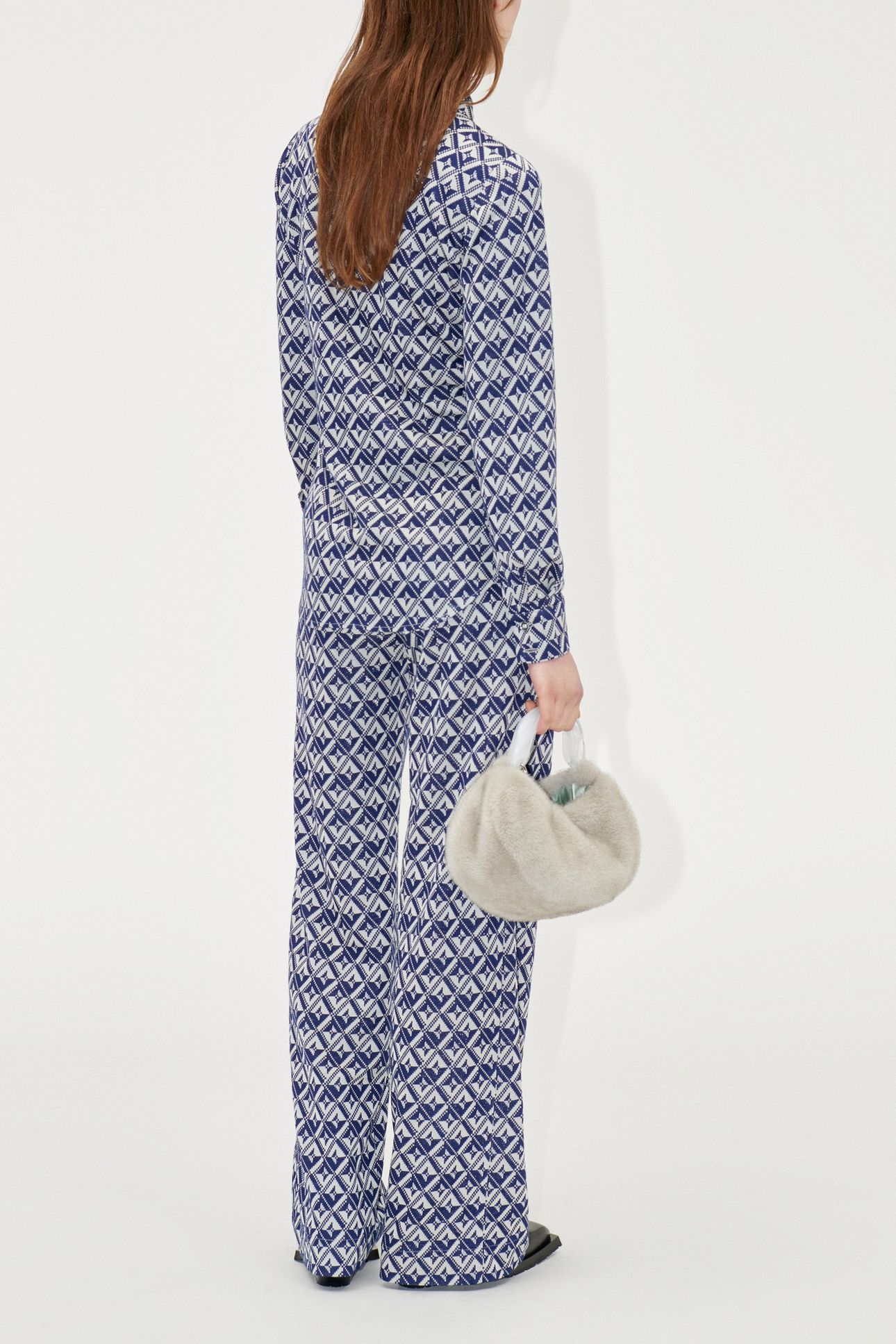 SABINA SHIRT LONG SLEEVE PIXELATED RHOMBUS 2
